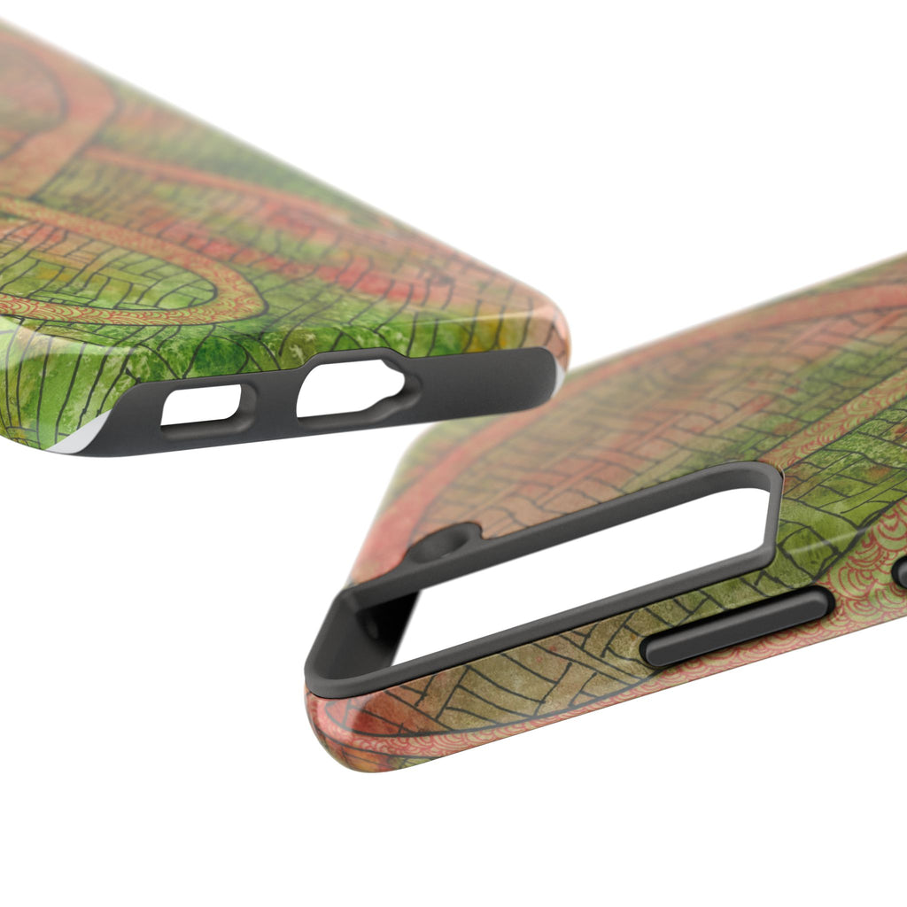 Tough Phone Case - All iPhones and Samsung Galaxys - Exciting Abstract Design #57 Celtic Flavours