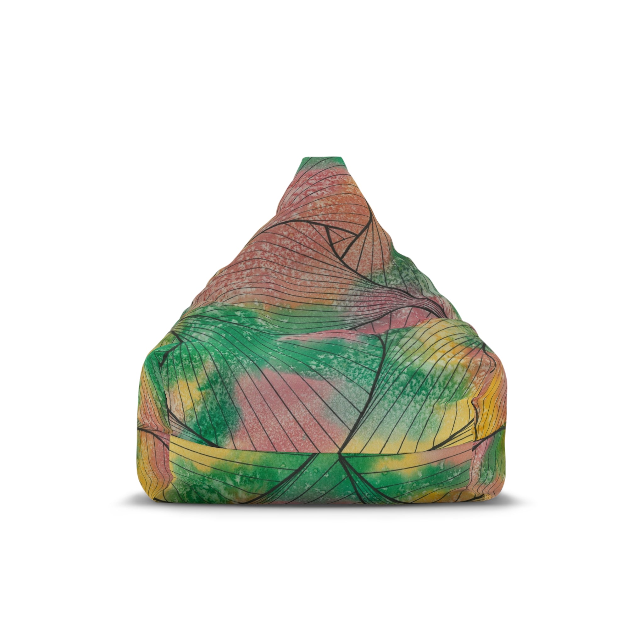 Bean Bag Chair Covers For Indoor & Outdoor - 2 Sizes - Exciting Abstract Design #49 Health Well Being