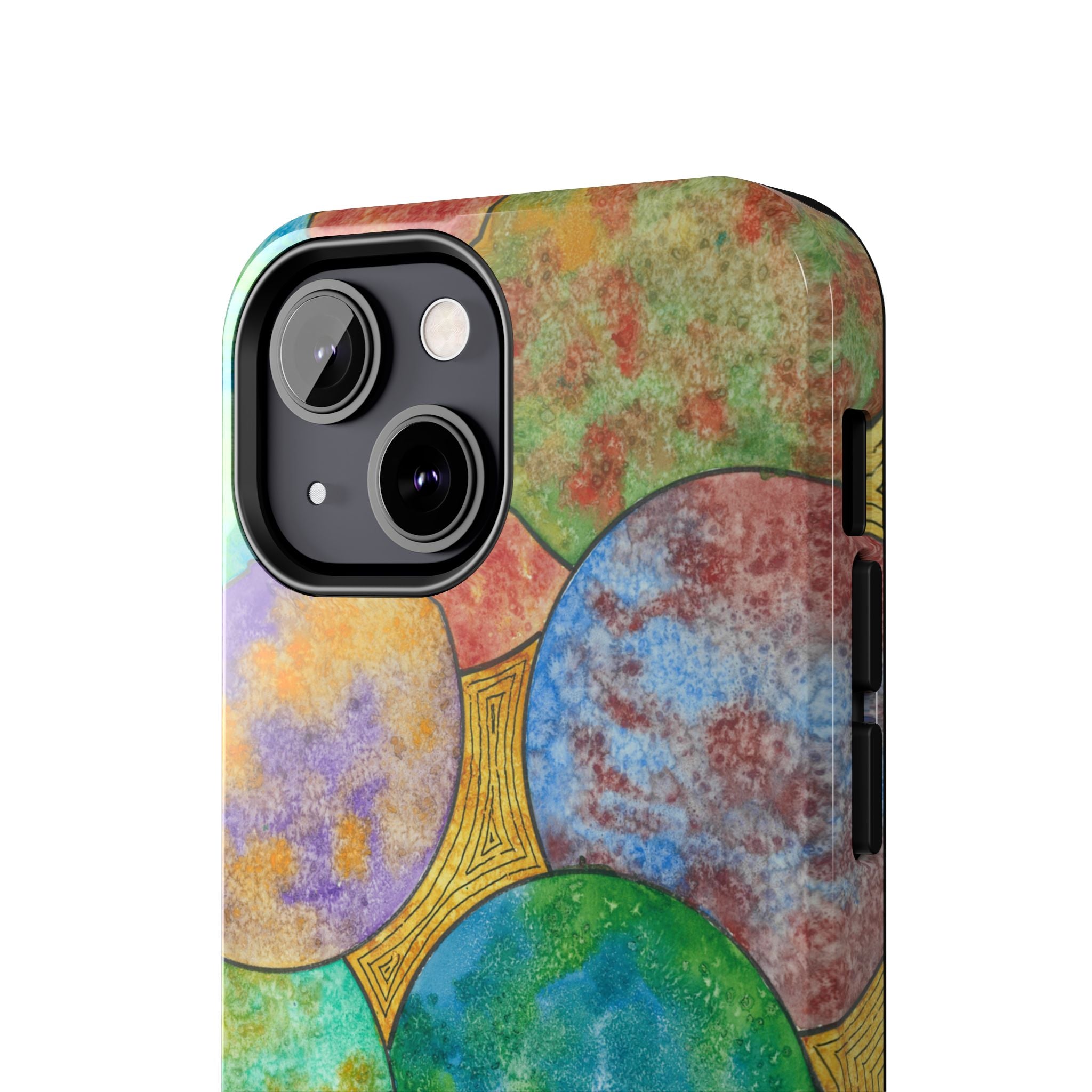 Tough Phone Case - All iPhones and Samsung Galaxys - Exciting Abstract Design #61 Worlds Apart