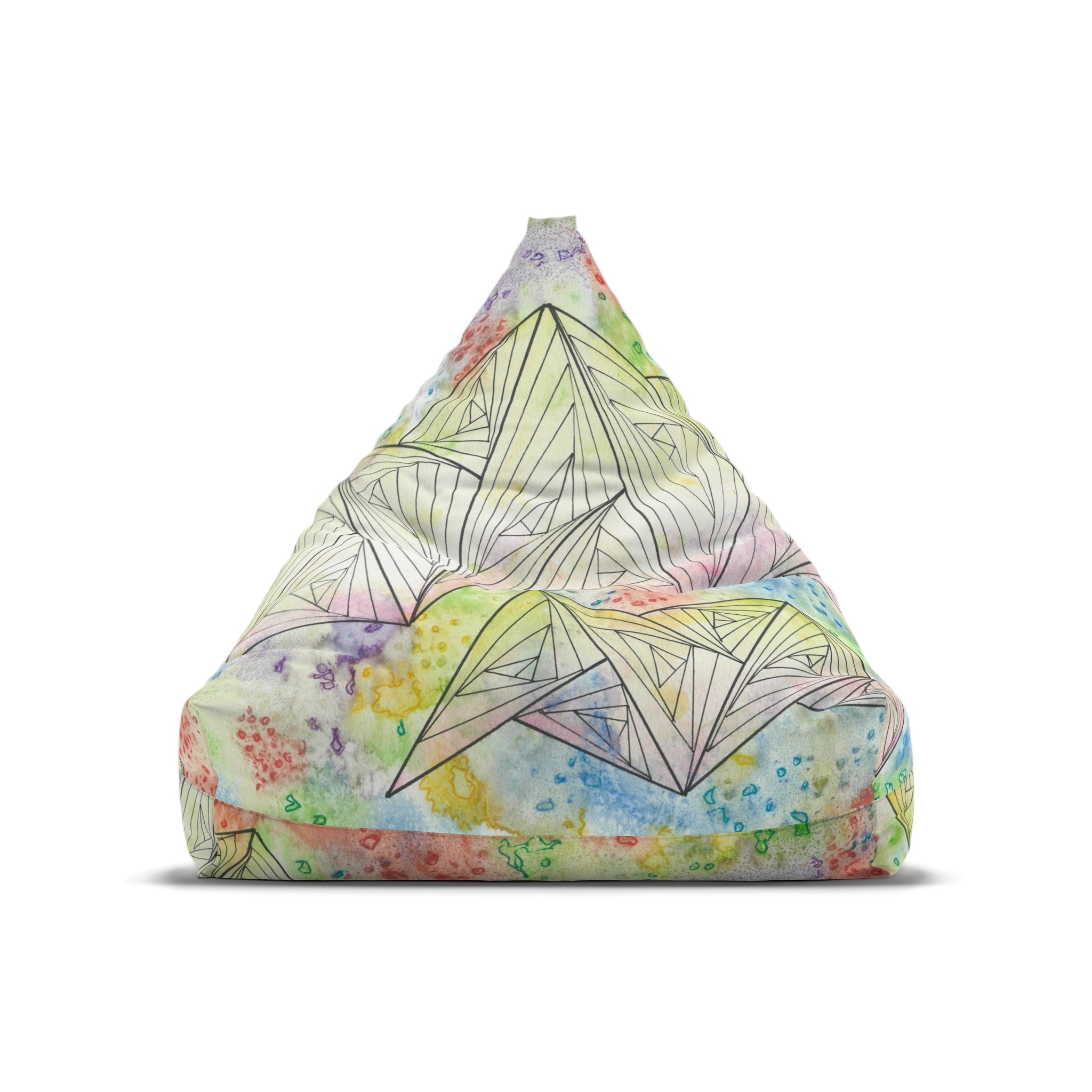 Bean Bag Chair Covers For Indoor & Outdoor - 2 Sizes - Exciting Abstract Design #59 Your Choice