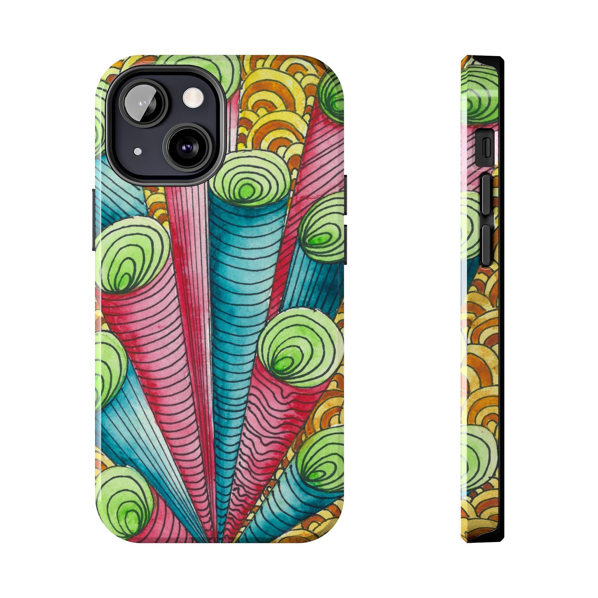 Tough Phone Case - All iPhones and Samsung Galaxys - Exciting Abstract Design #93 On A Mission