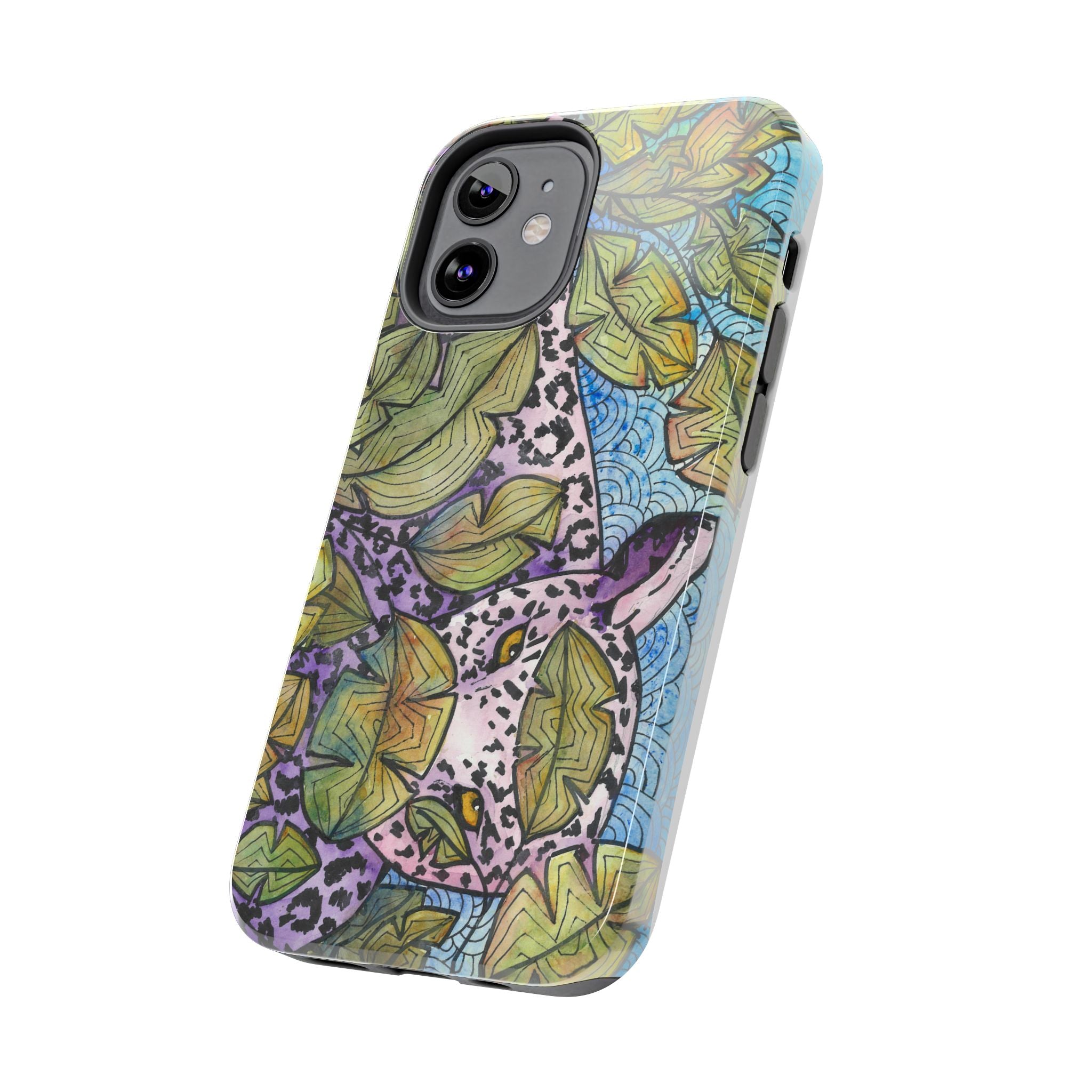 Tough Phone Case - All iPhones and Samsung Galaxys - Exciting Abstract Design #76 Purrfect Blend