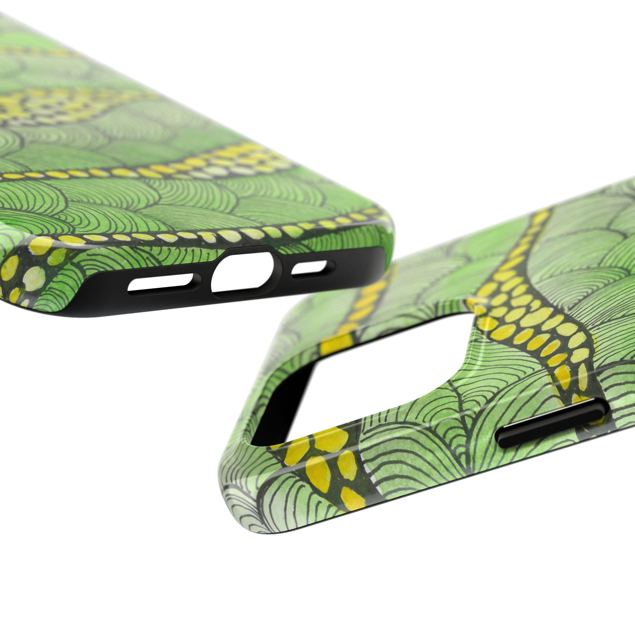 Tough Phone Case - All iPhones and Samsung Galaxys - Exciting Abstract Design #13 Watcha Thinking