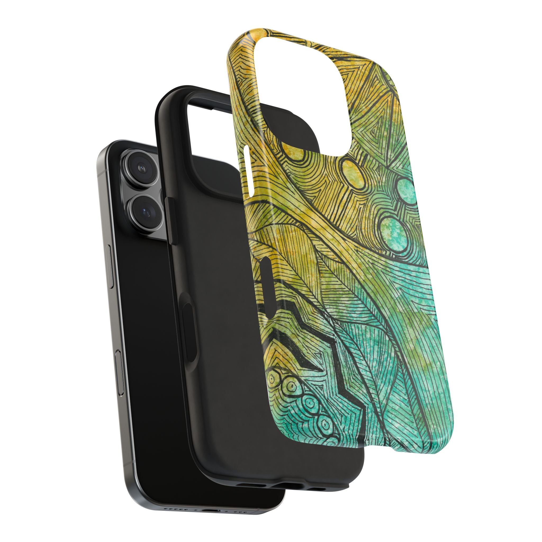 Tough Phone Case - All iPhones and Samsung Galaxys - Exciting Abstract Design #27 Come What May