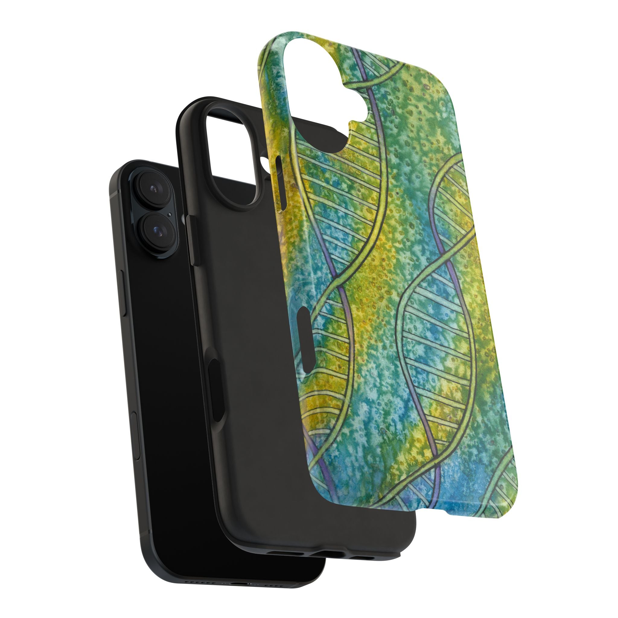 Tough Phone Case - All iPhones and Samsung Galaxys - Exciting Abstract Design #99 Crop of DNA