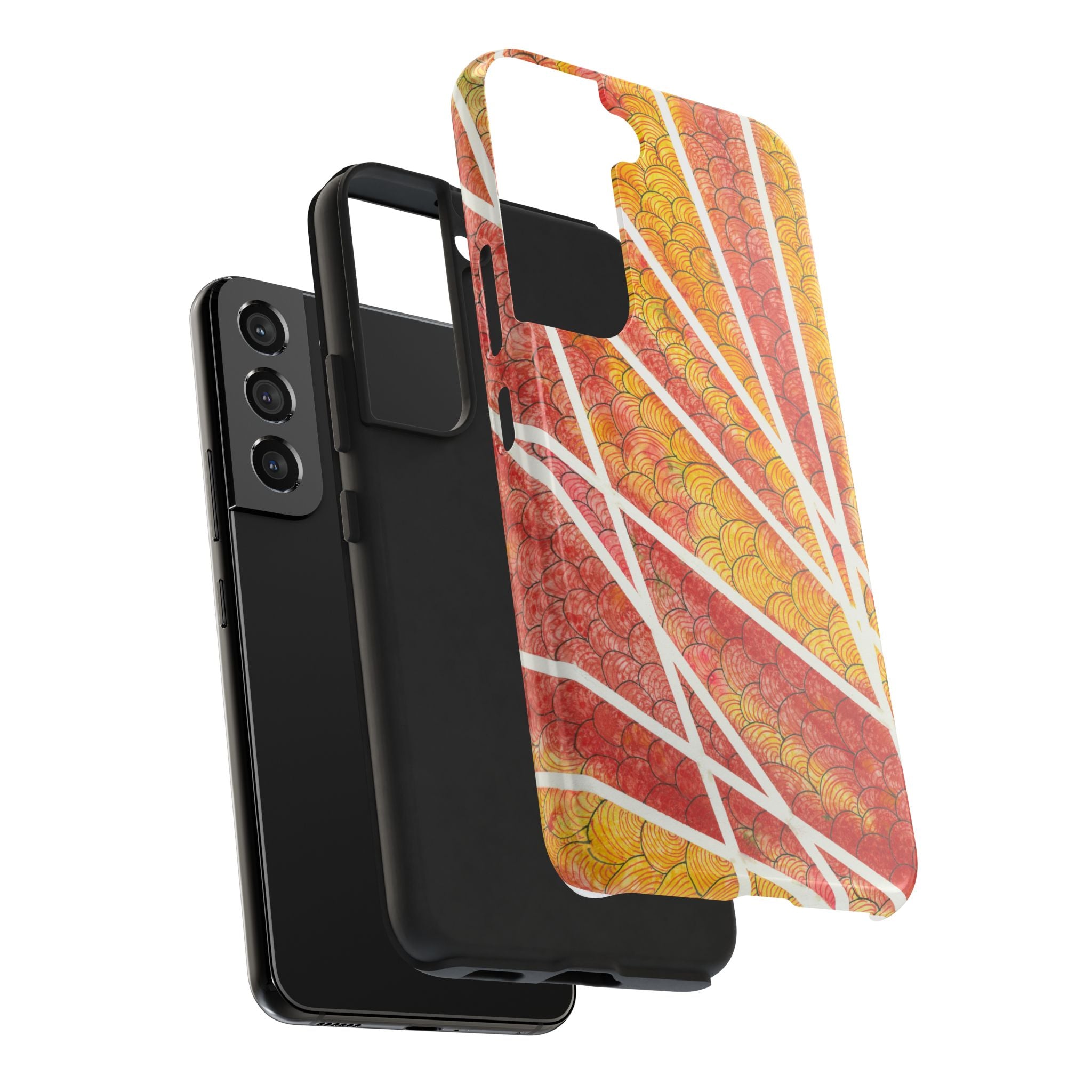 Tough Phone Case - All iPhones and Samsung Galaxys - Exciting Abstract Design #67 Max Mimosa