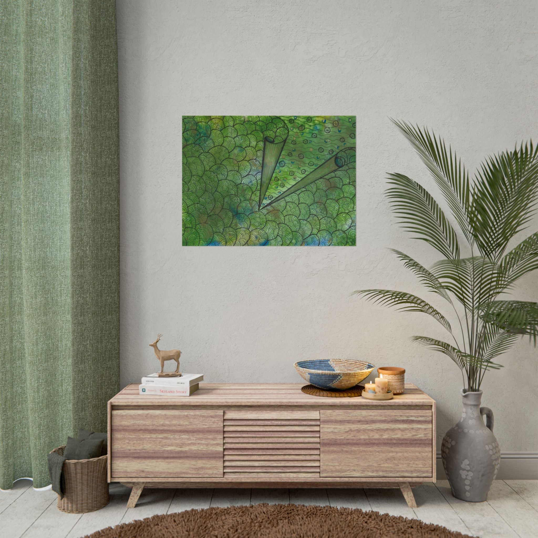 Large Colourful Wall Art, Posters & Prints, For Office, Bedroom or Living Room, or Special Gift #69 New Horizons
