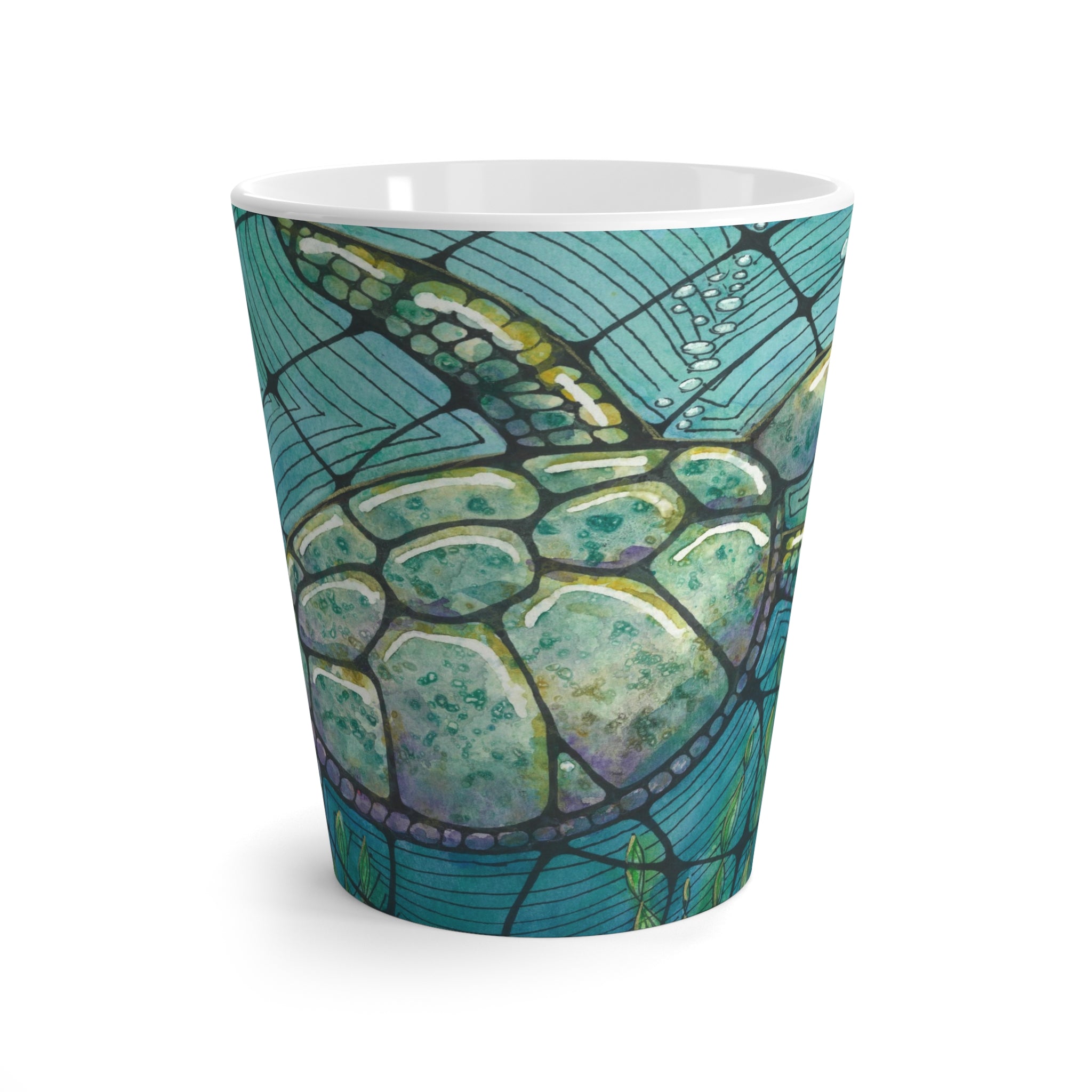 Coffee Mugs and Cups. Colourful Abstract Designs. Perfect for Home, Office or Special Gift #73 Turtling Along