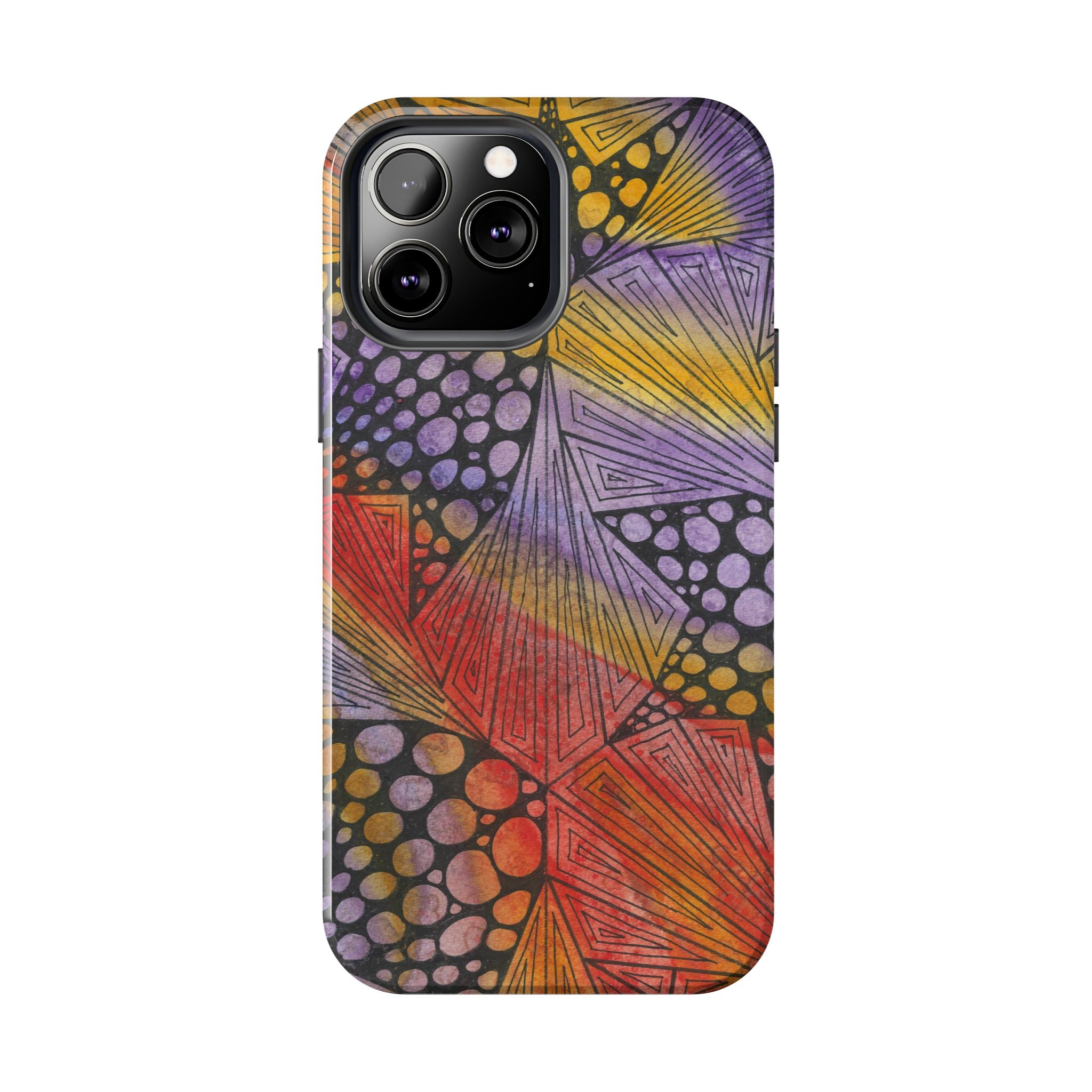 Tough Phone Case - All iPhones and Samsung Galaxys - Exciting Abstract Design #82 Fighting Delusions