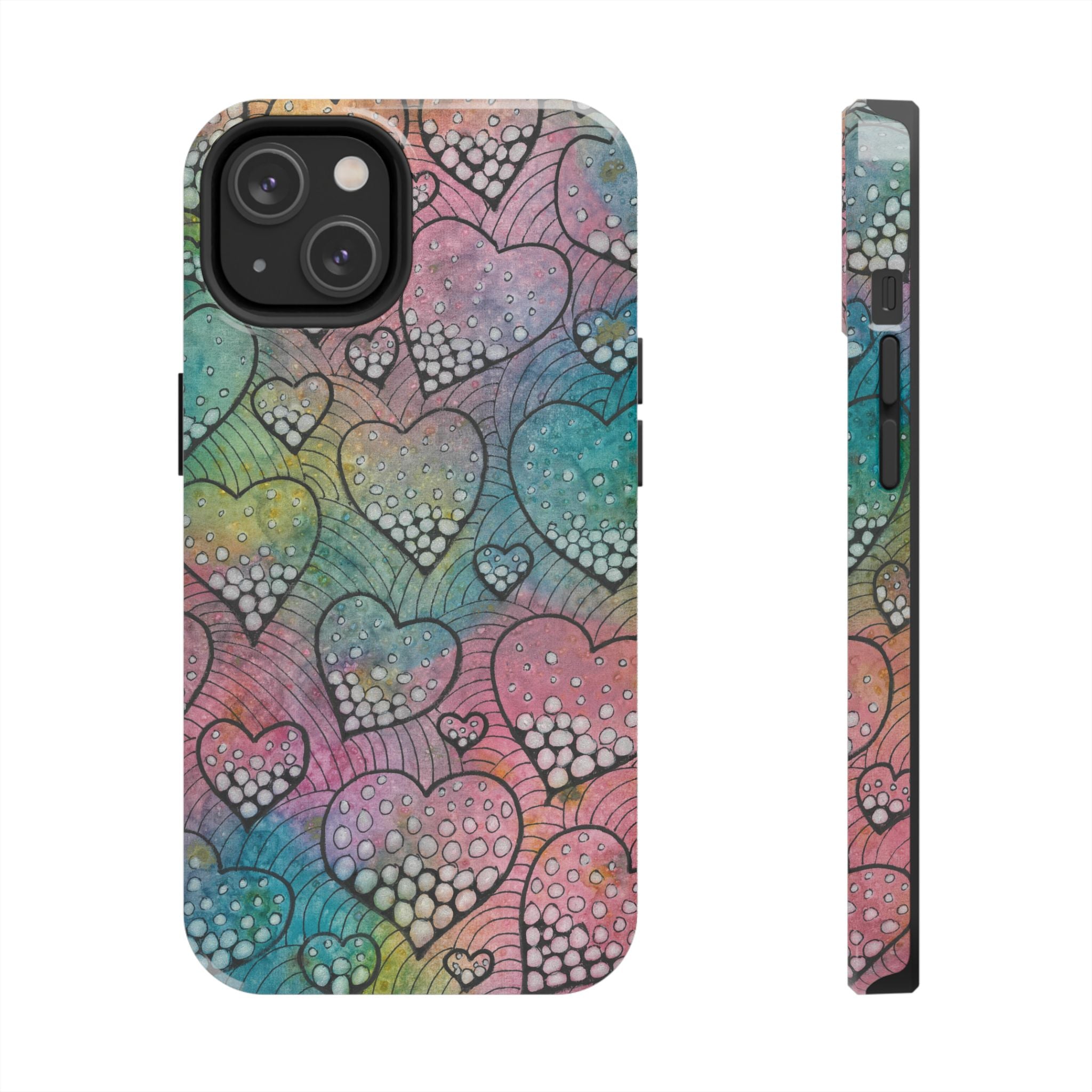 Tough Phone Case - All iPhones and Samsung Galaxys - Exciting Abstract Design #97 What's Love Got To Do With It