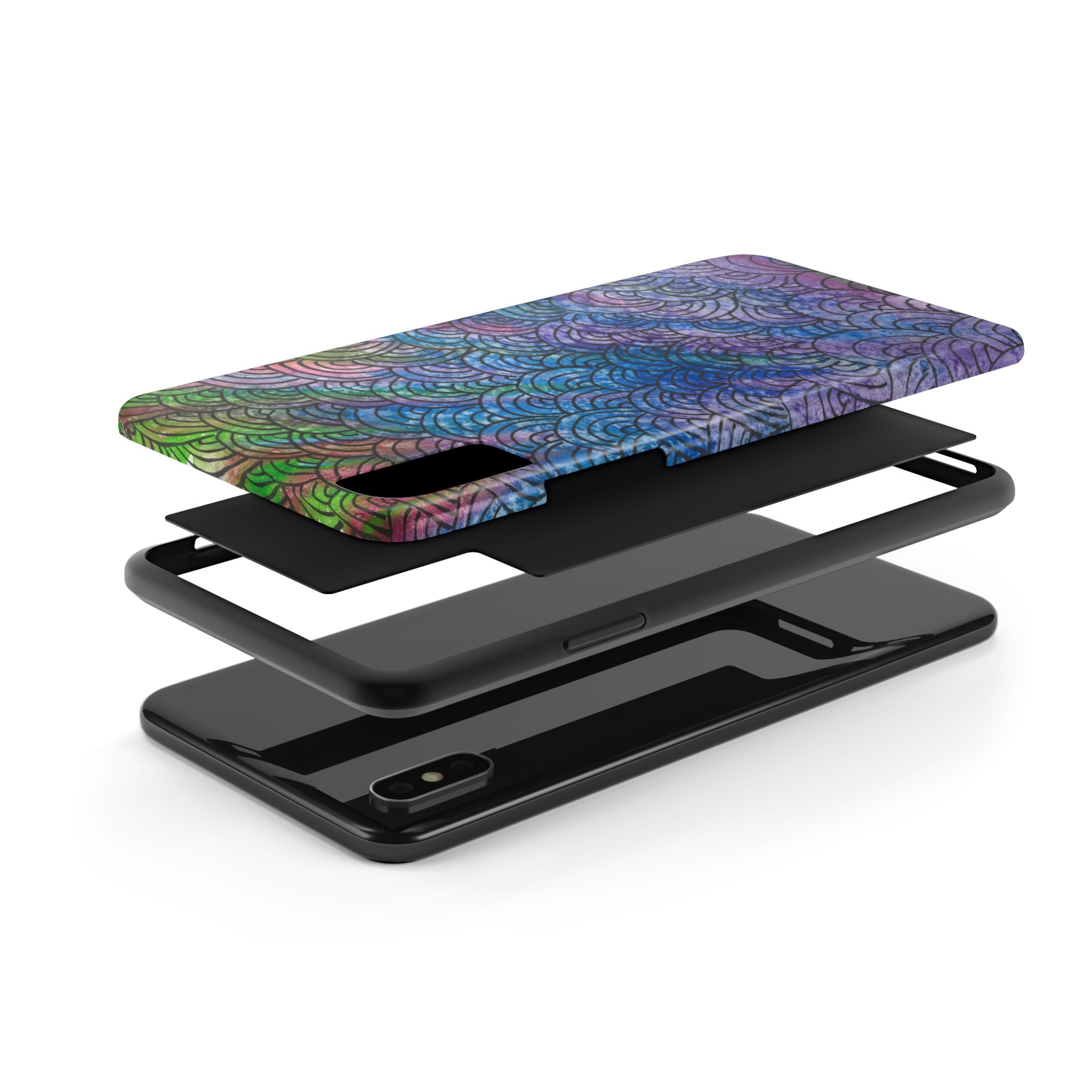 Tough Phone Case - All iPhones and Samsung Galaxys - Exciting Abstract Design #84 Ah! The Past
