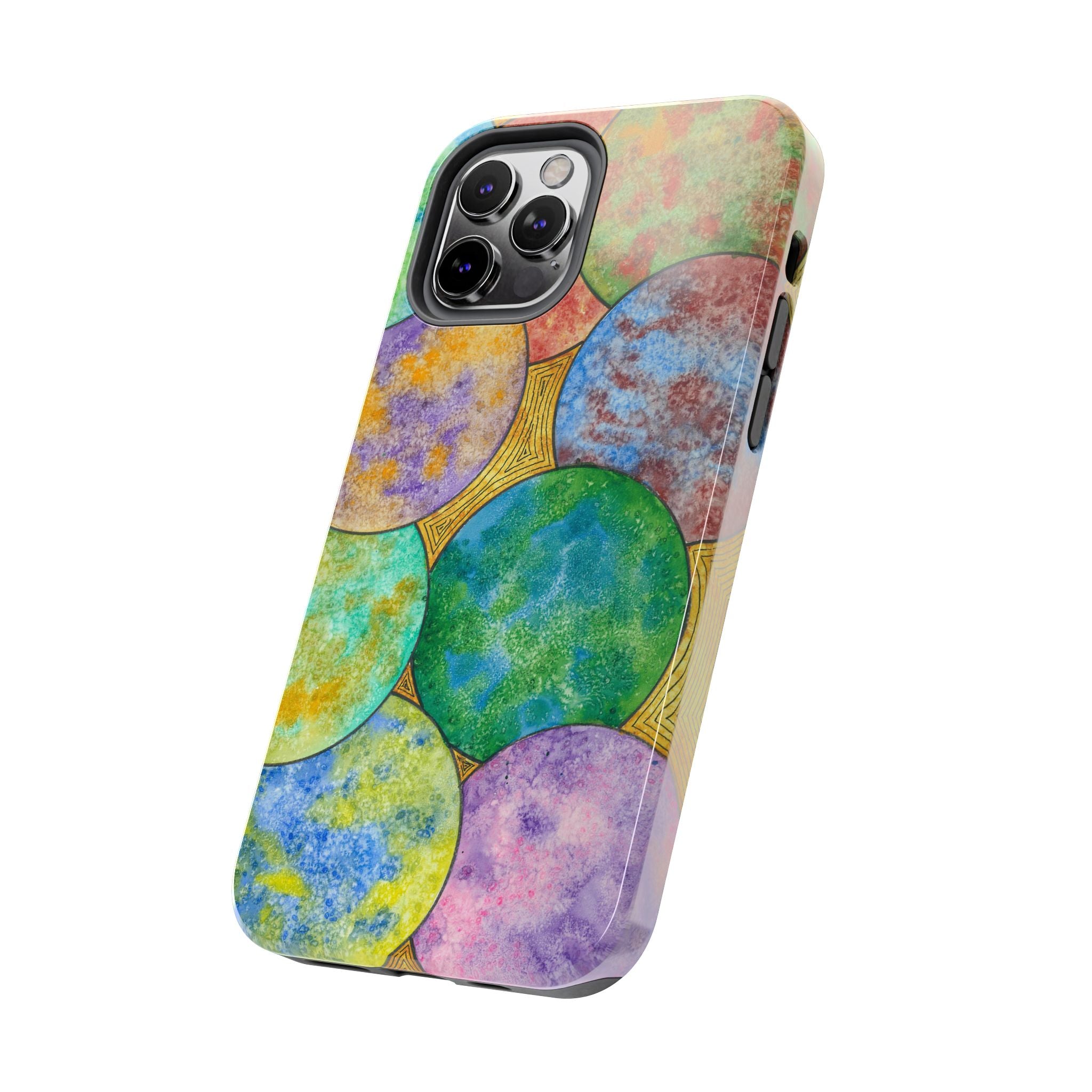 Tough Phone Case - All iPhones and Samsung Galaxys - Exciting Abstract Design #61 Worlds Apart