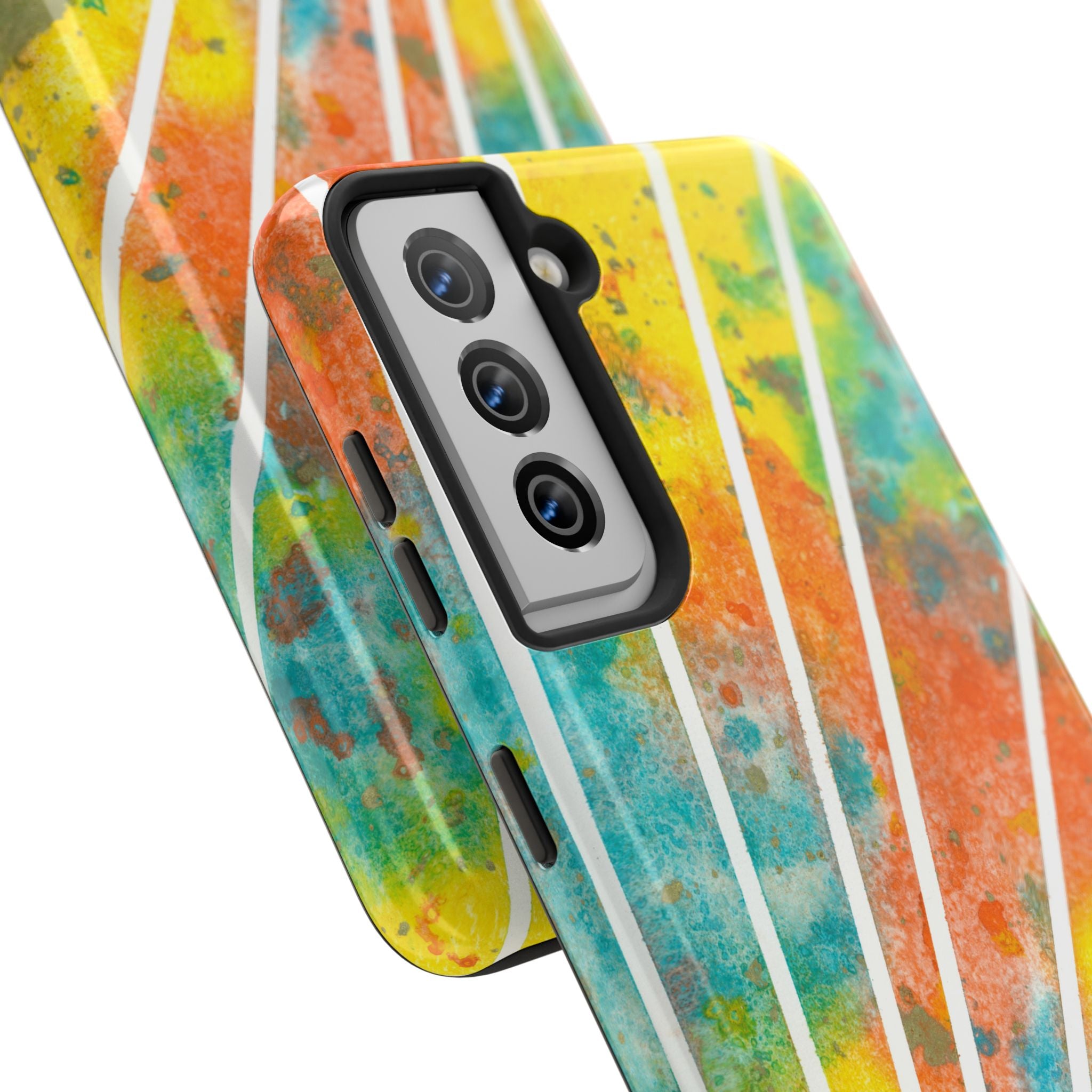Tough Phone Case - All iPhones and Samsung Galaxys - Exciting Abstract Design #101 Your Energy Radiates