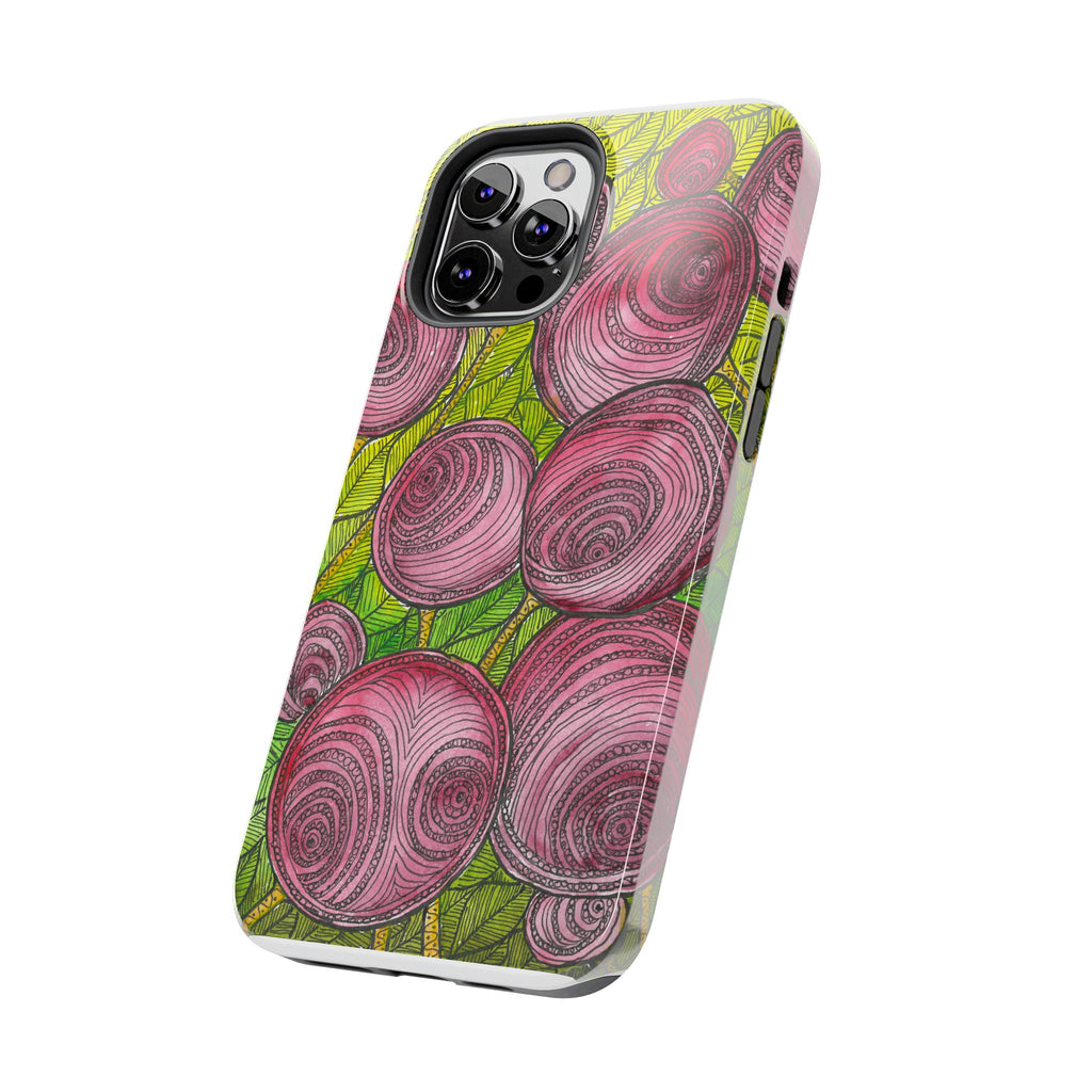 Tough Phone Case - All iPhones and Samsung Galaxys - Exciting Abstract Design #9 Spaced Blossoms