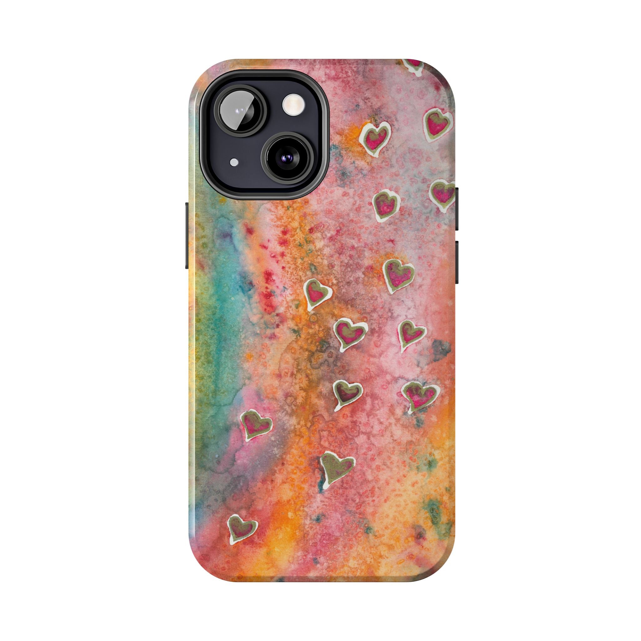 Tough Phone Case - All iPhones and Samsung Galaxys - Exciting Abstract Design #96 Love, Friendship, integrity