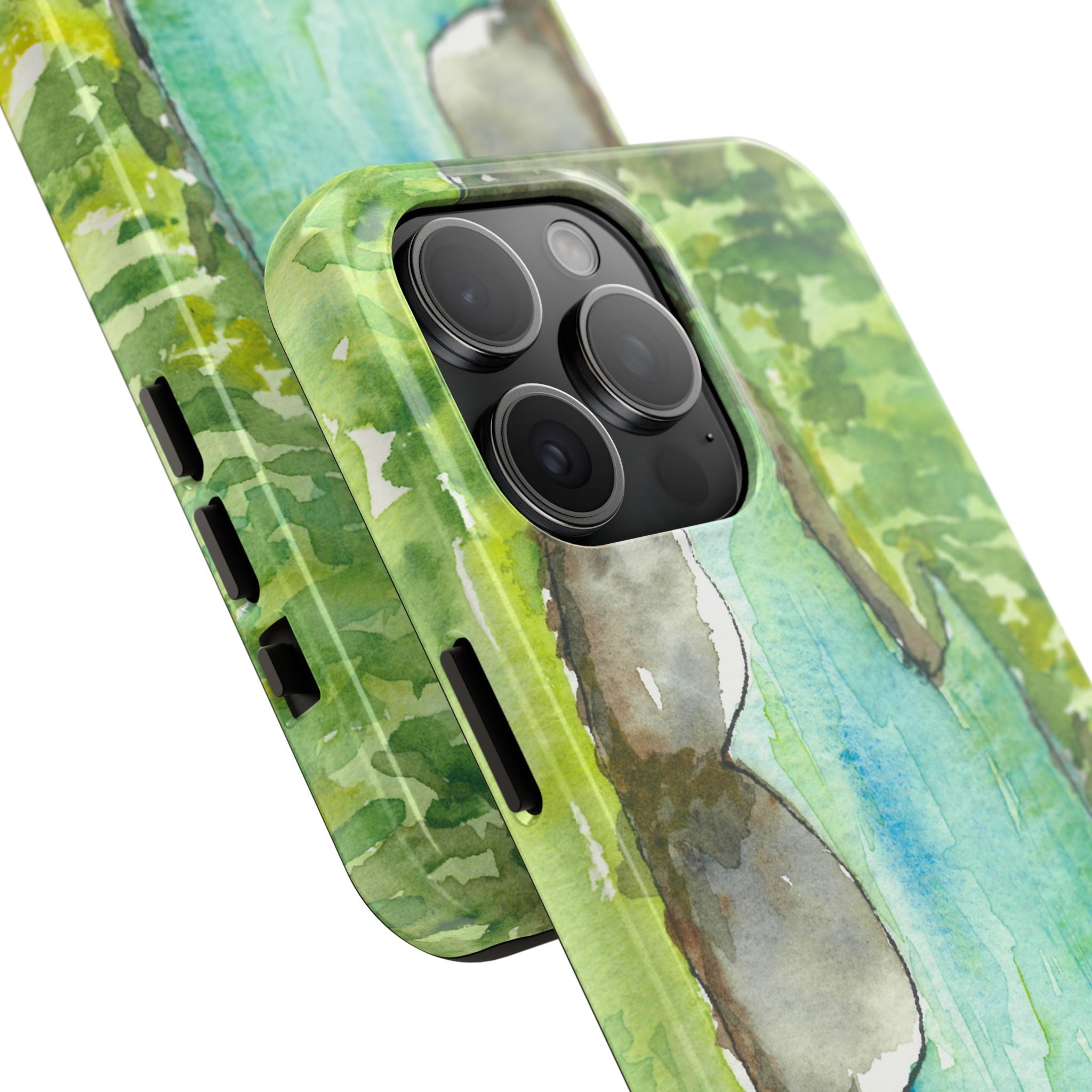 Tough Phone Case - All iPhones and Samsung Galaxys - Exciting Abstract Design #88 Tara River - Montenegro