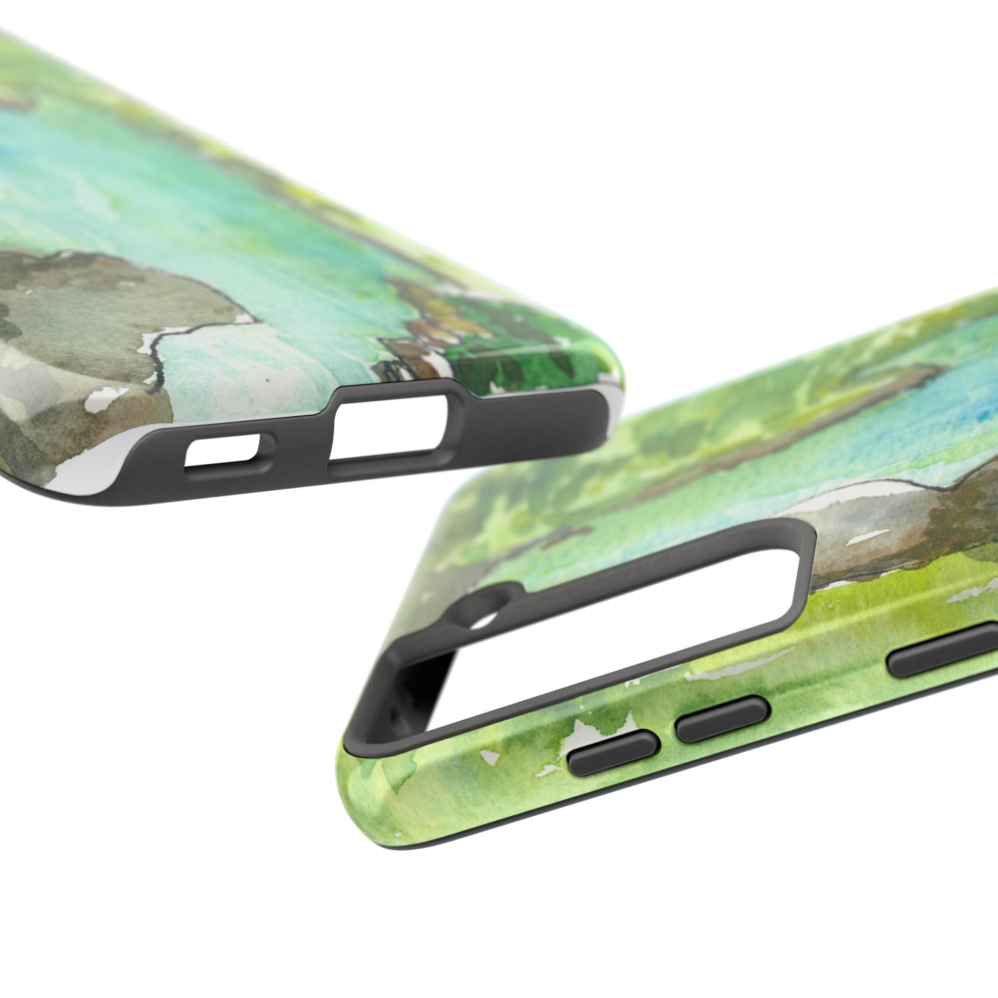 Tough Phone Case - All iPhones and Samsung Galaxys - Exciting Abstract Design #88 Tara River - Montenegro