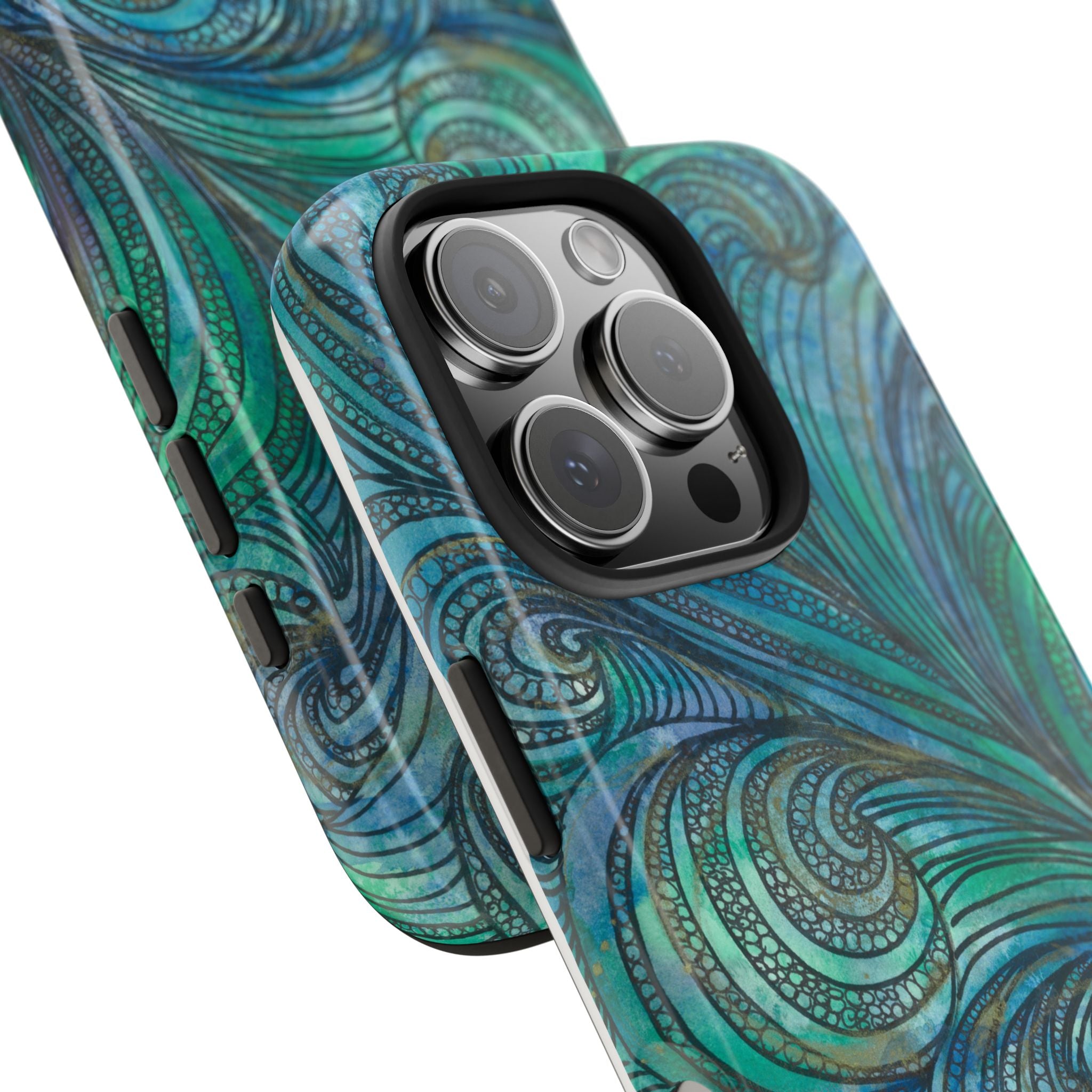 Tough Phone Case - All iPhones and Samsung Galaxys - Exciting Abstract Design #71 Call Of The Sea