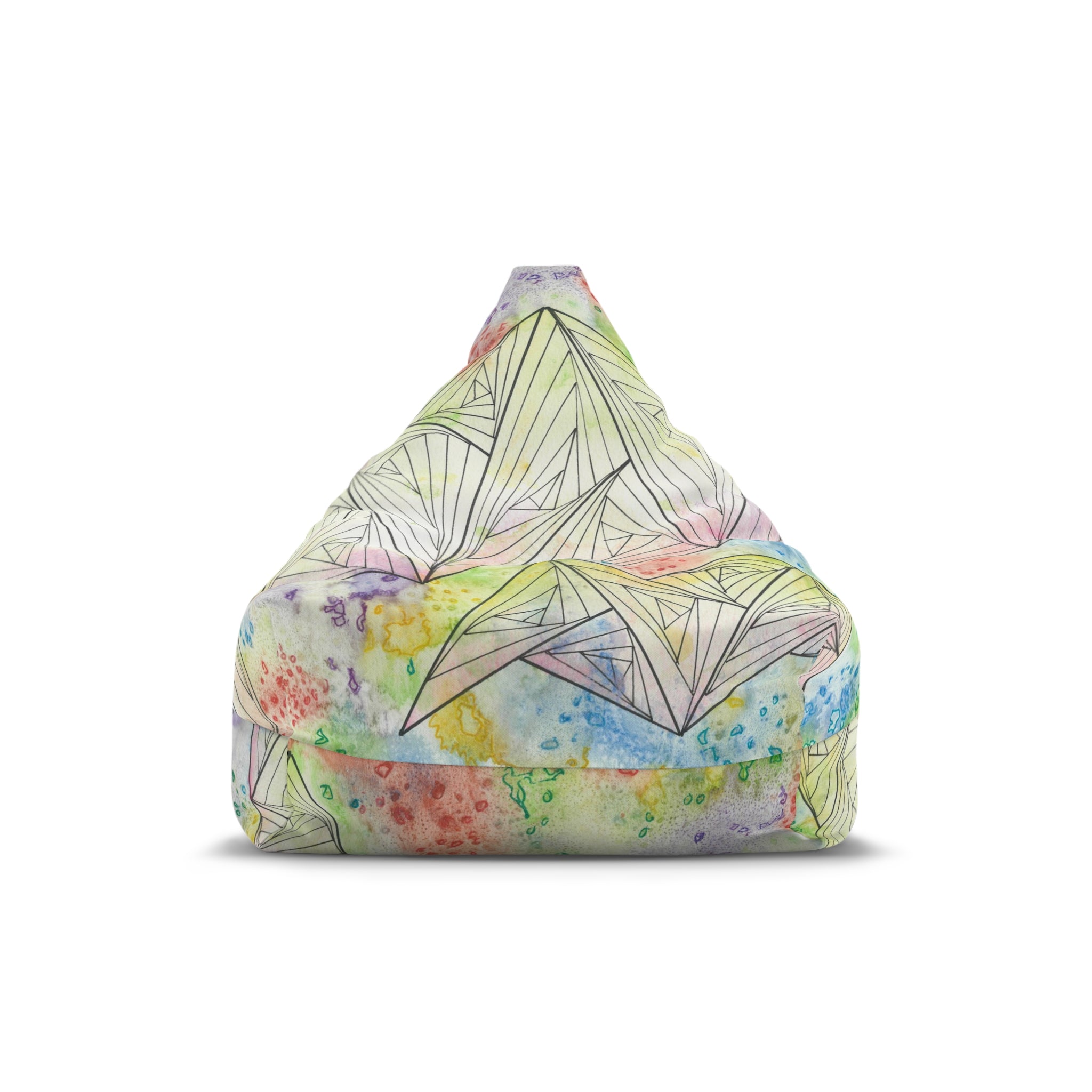 Bean Bag Chair Covers For Indoor & Outdoor - 2 Sizes - Exciting Abstract Design #59 Your Choice