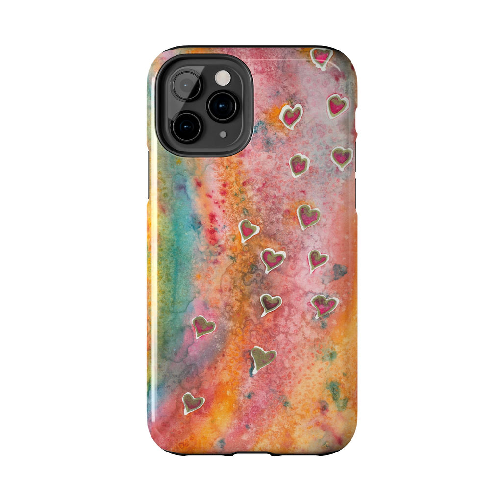 Tough Phone Case - All iPhones and Samsung Galaxys - Exciting Abstract Design #96 Love, Friendship, integrity