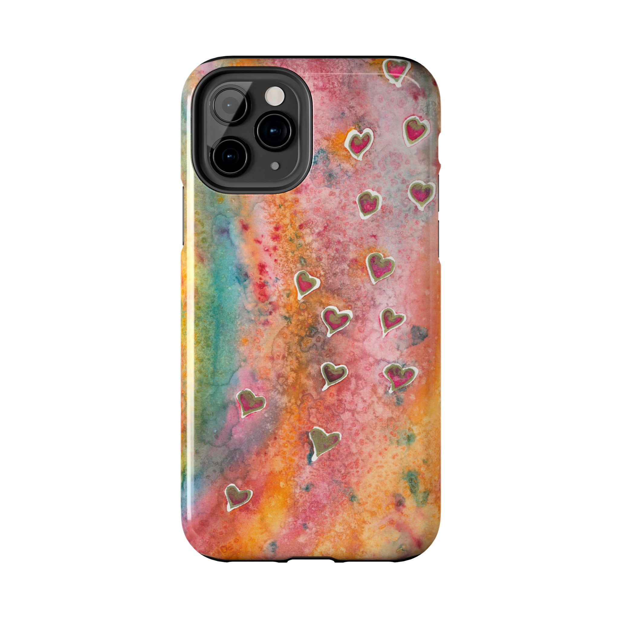 Tough Phone Case - All iPhones and Samsung Galaxys - Exciting Abstract Design #96 Love, Friendship, integrity