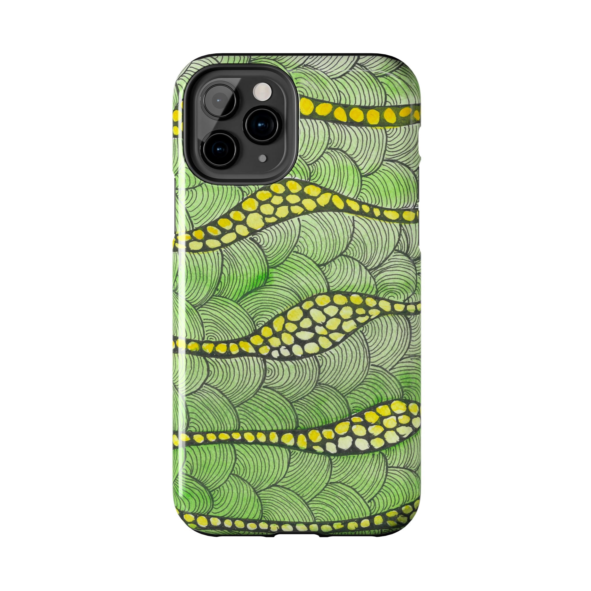 Tough Phone Case - All iPhones and Samsung Galaxys - Exciting Abstract Design #13 Watcha Thinking