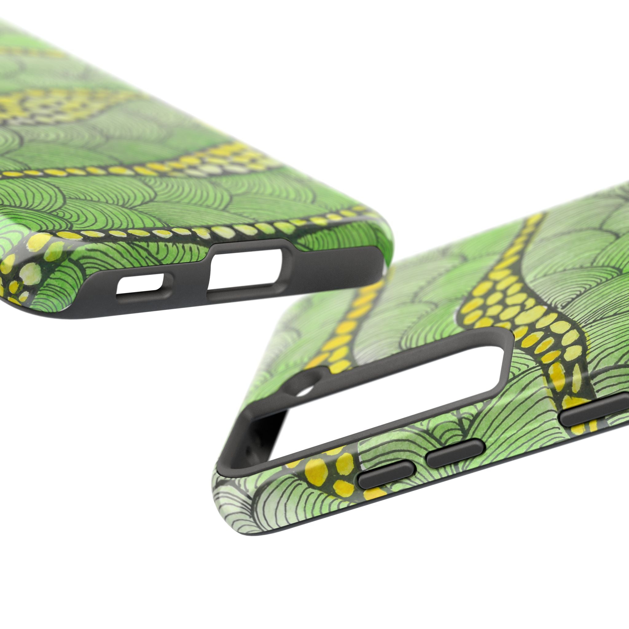 Tough Phone Case - All iPhones and Samsung Galaxys - Exciting Abstract Design #13 Watcha Thinking