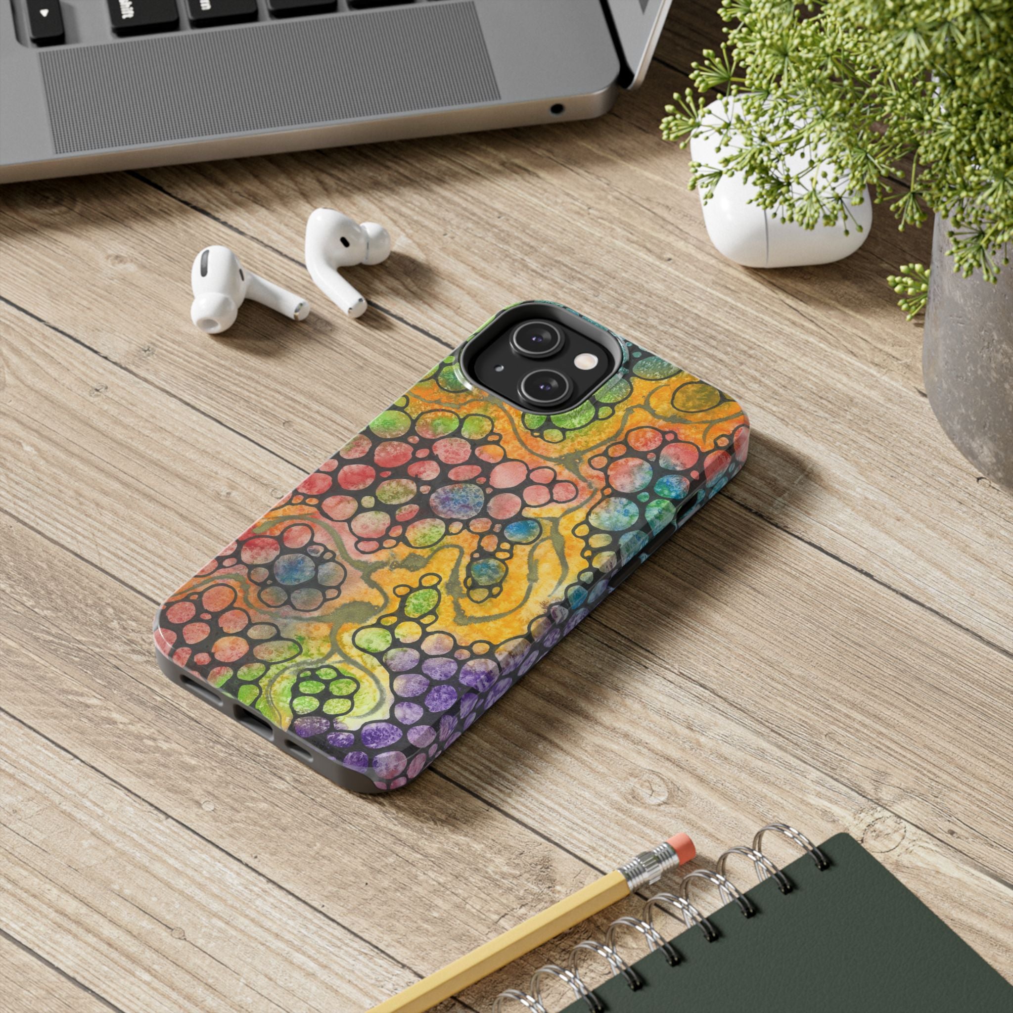 Tough Phone Case - All iPhones and Samsung Galaxys - Exciting Abstract Design #77 River Of Dreams