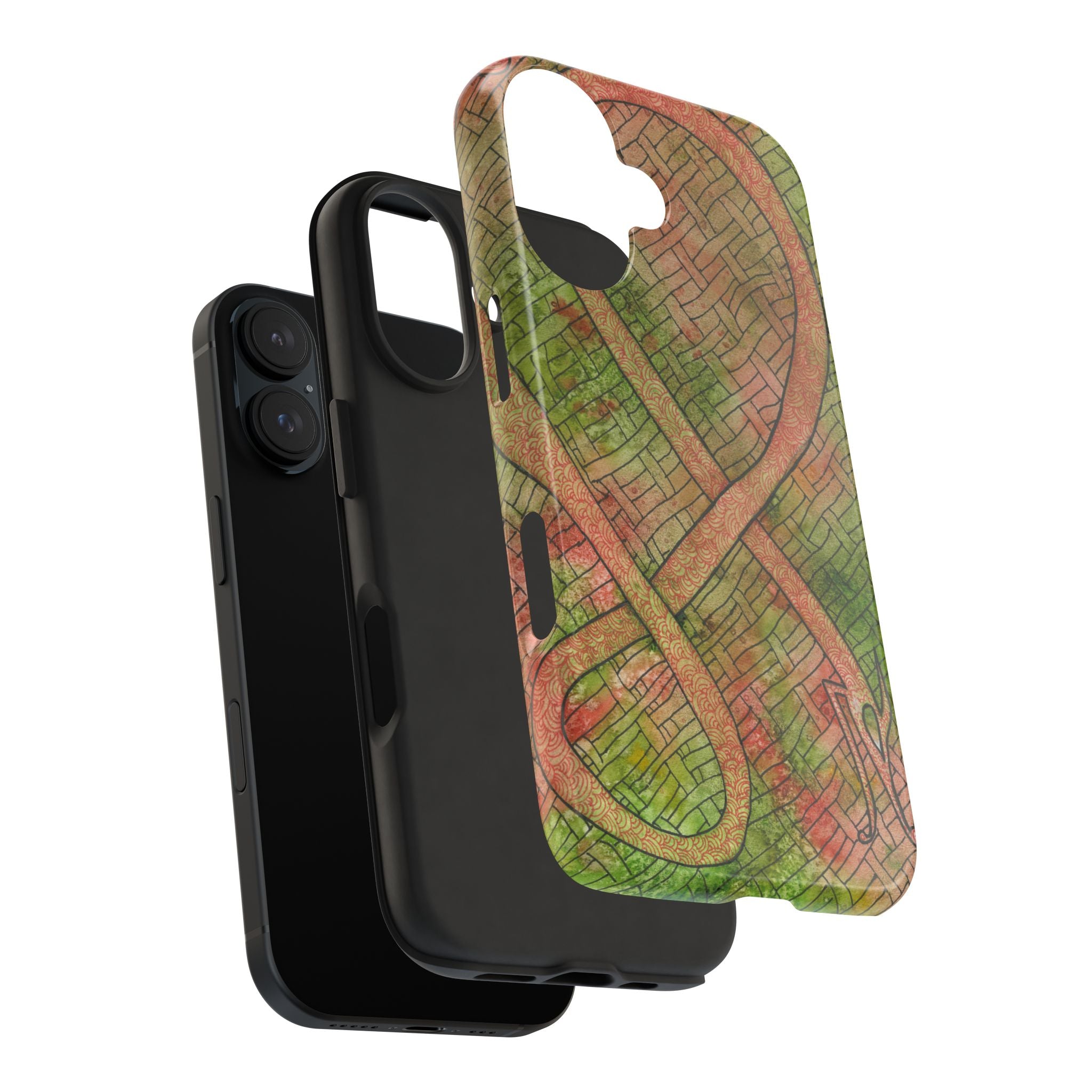 Tough Phone Case - All iPhones and Samsung Galaxys - Exciting Abstract Design #57 Celtic Flavours