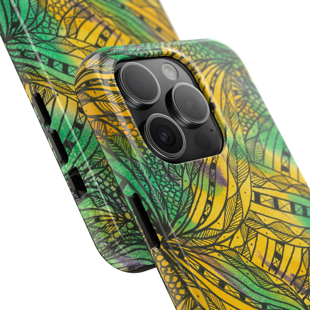 Tough Phone Case - All iPhones and Samsung Galaxys - Exciting Abstract Design #37 Shubbery!