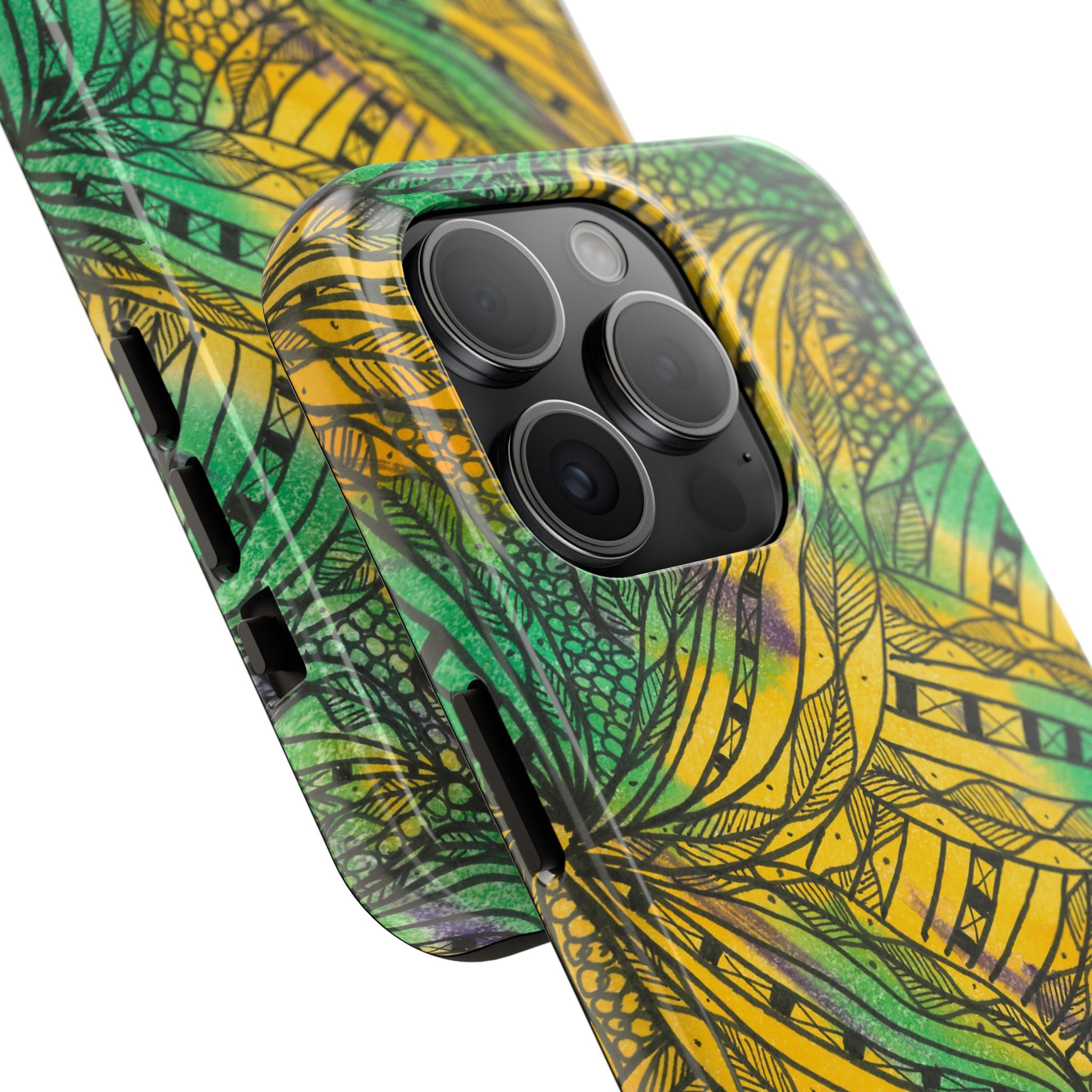 Tough Phone Case - All iPhones and Samsung Galaxys - Exciting Abstract Design #37 Shubbery!
