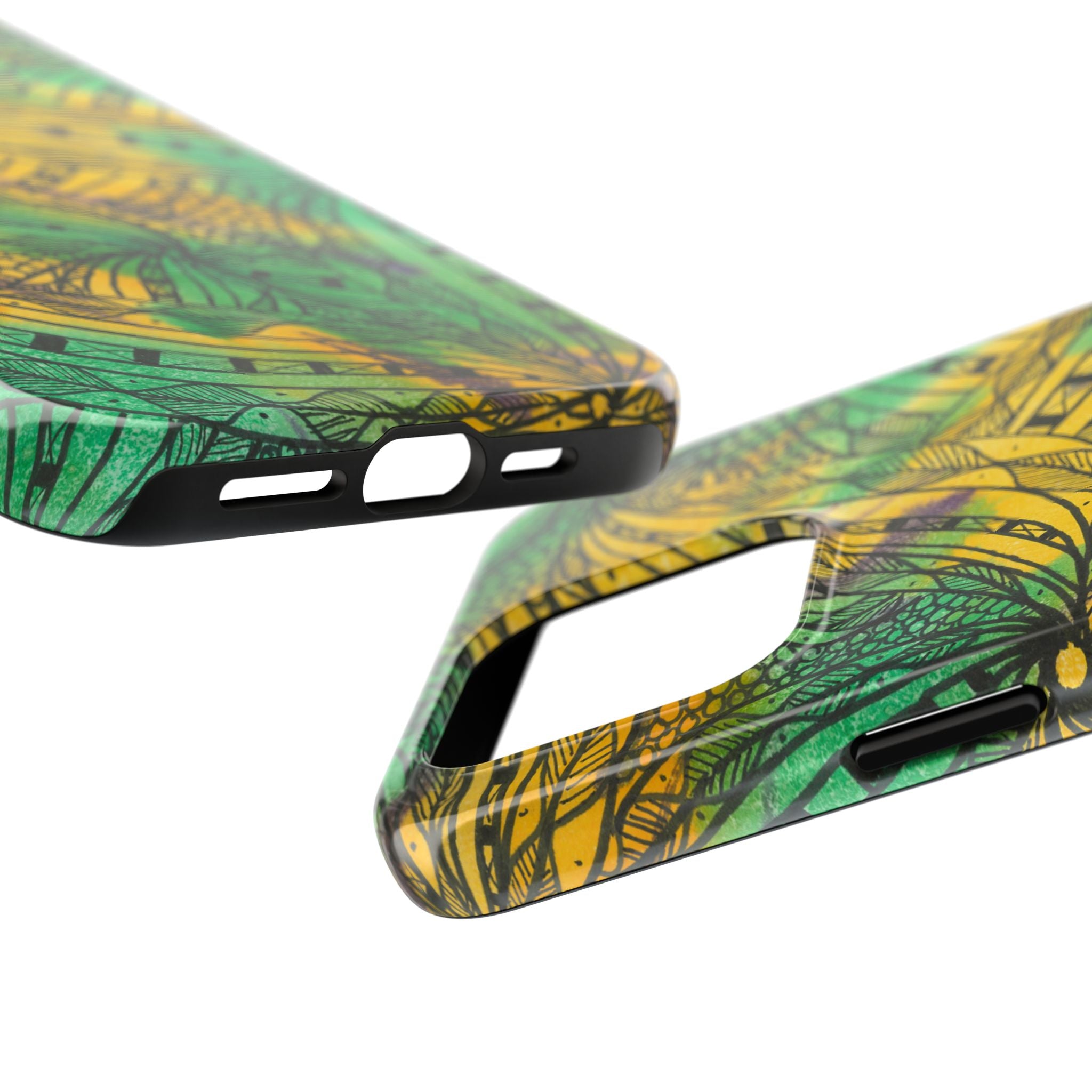 Tough Phone Case - All iPhones and Samsung Galaxys - Exciting Abstract Design #37 Shubbery!