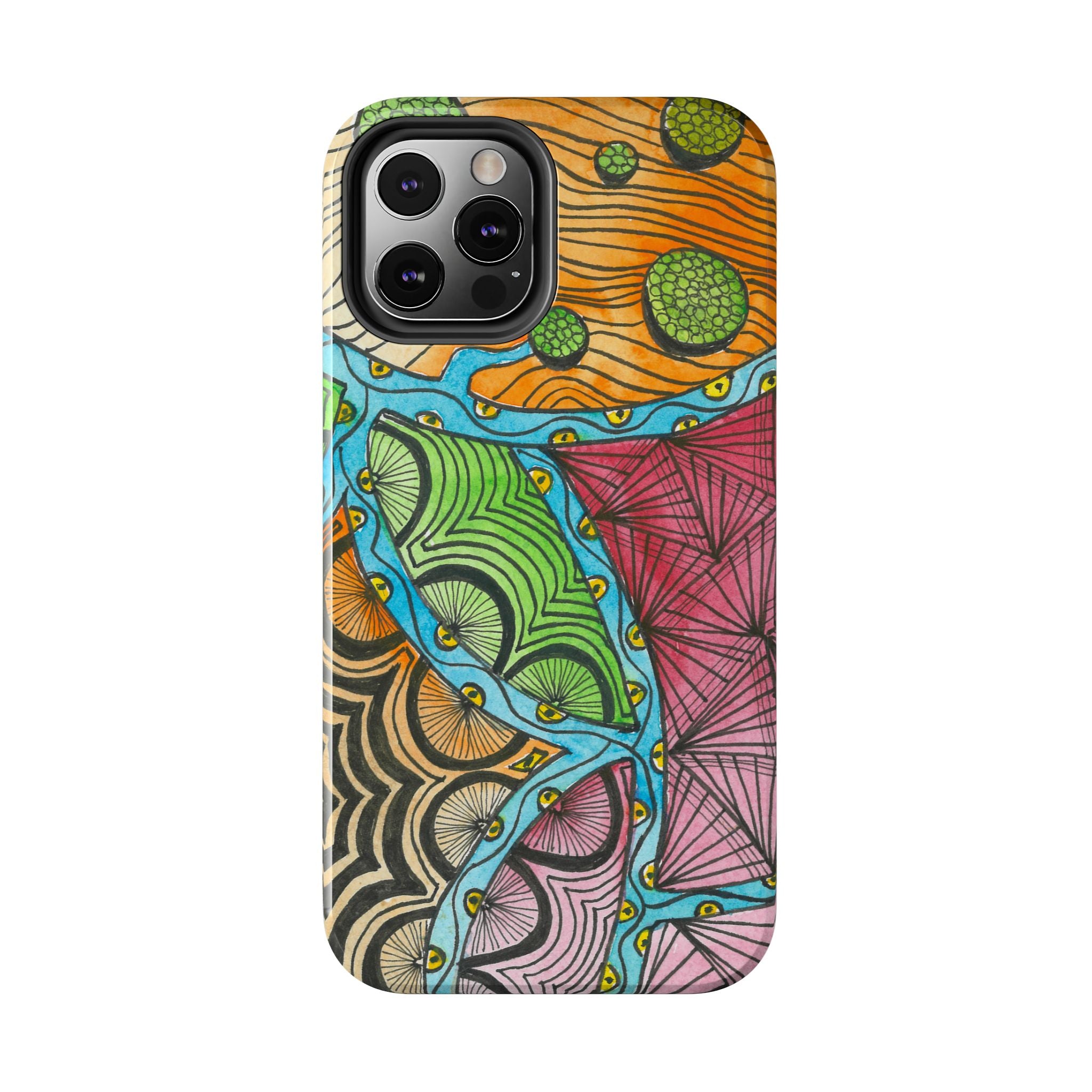 Tough Phone Case - All iPhones and Samsung Galaxys - Exciting Abstract Design #11 Today's The Day