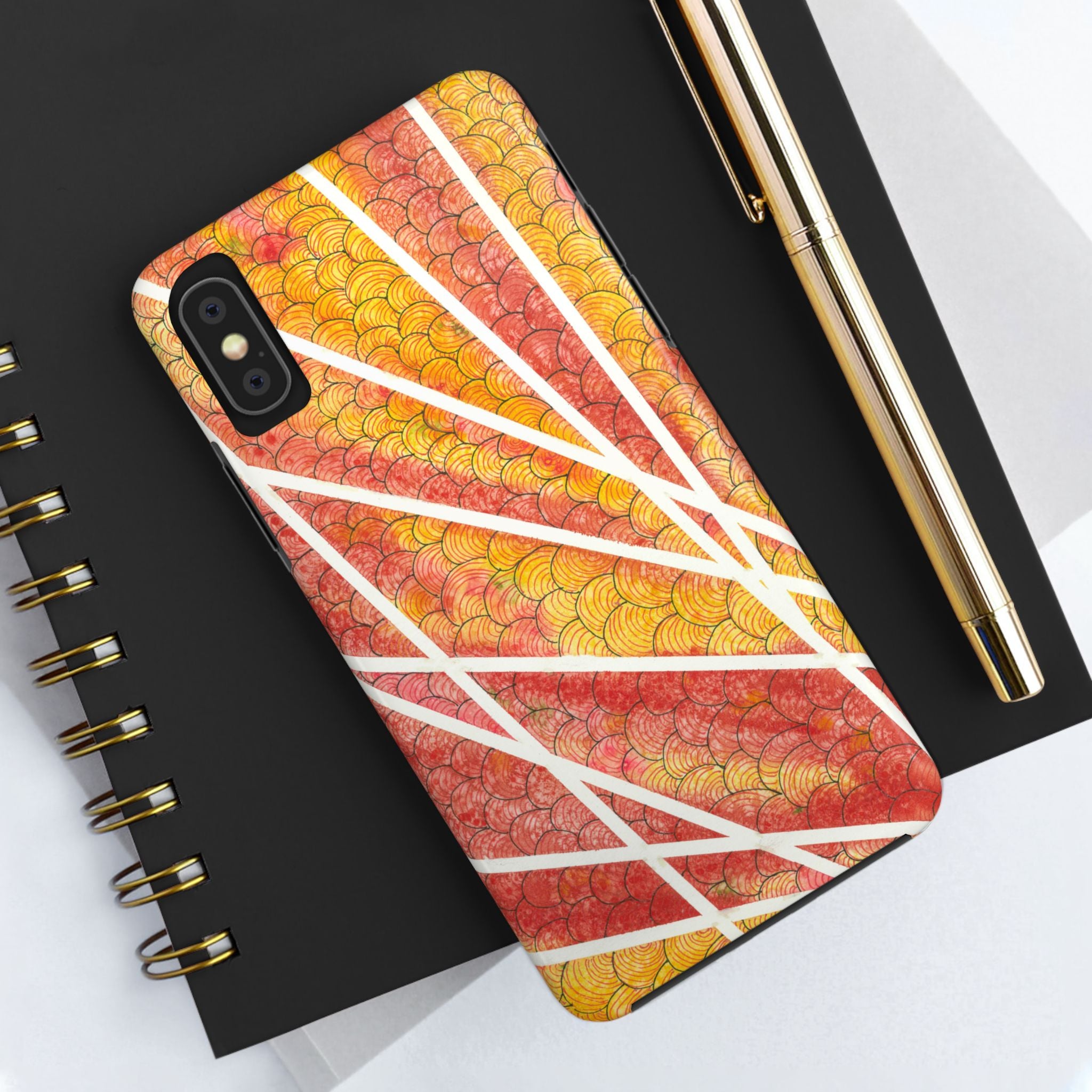 Tough Phone Case - All iPhones and Samsung Galaxys - Exciting Abstract Design #67 Max Mimosa