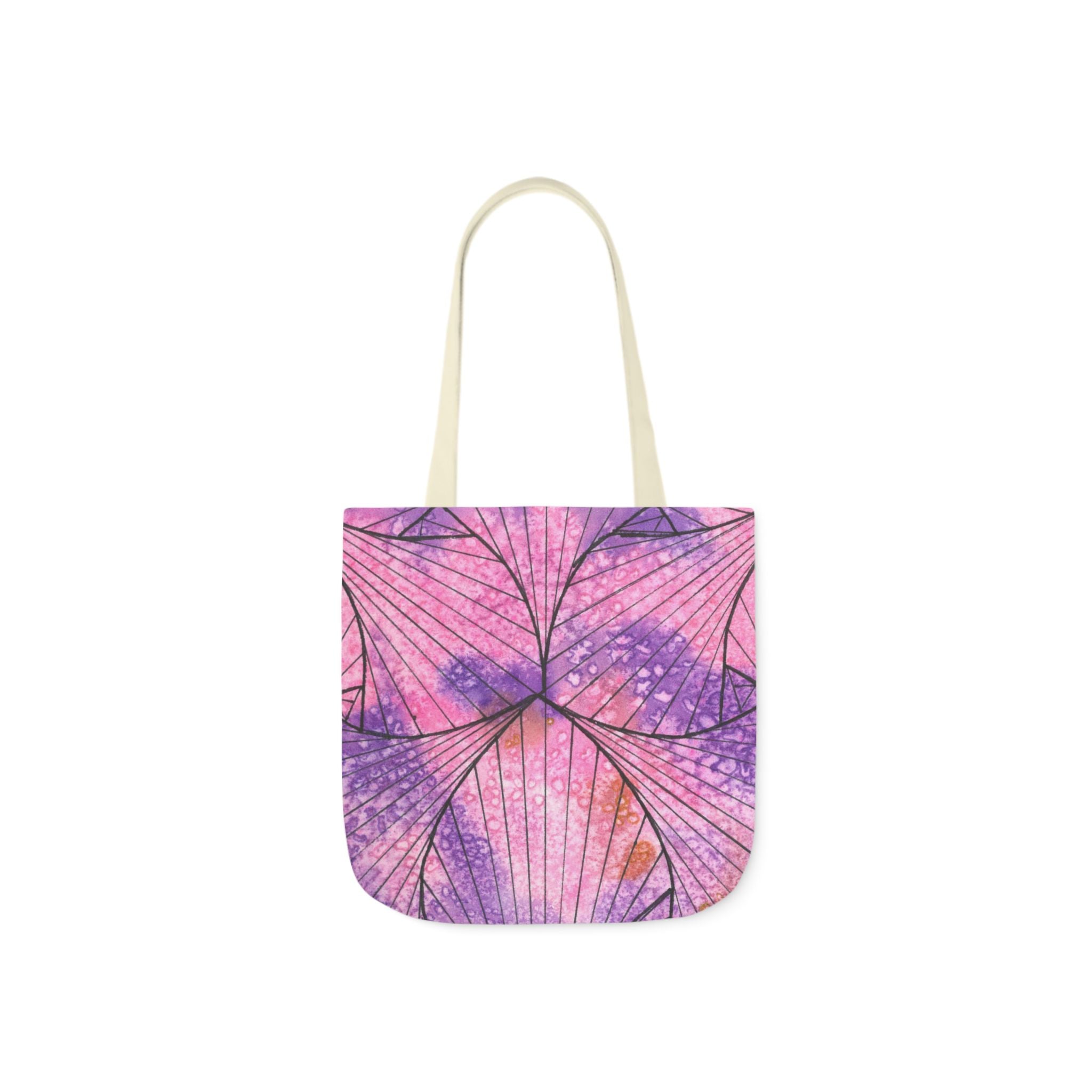 Canvas Tote Bags, Colourful Abstract Designs, 5-Color Straps, 3 Sizes.  For Family and friends or a Special Gift #34 There's Always Hope