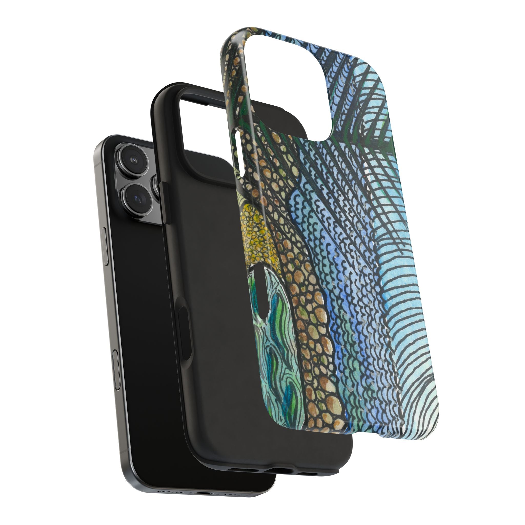 Tough Phone Case - All iPhones and Samsung Galaxys - Exciting Abstract Design #47 Cottesloe