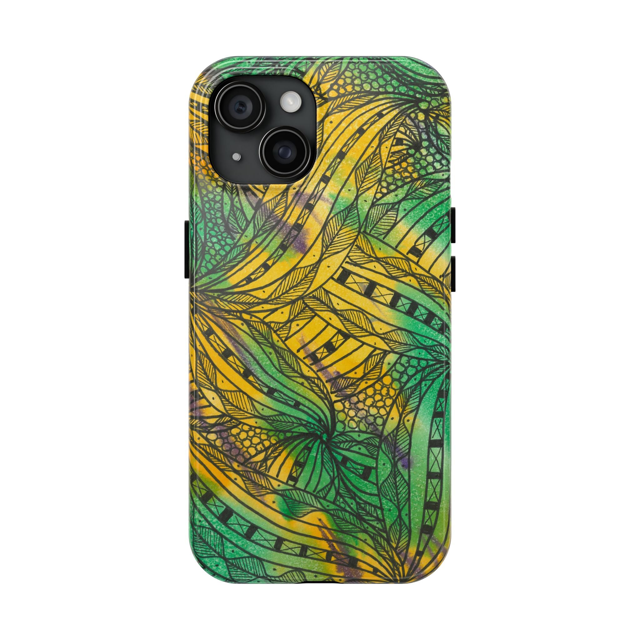 Tough Phone Case - All iPhones and Samsung Galaxys - Exciting Abstract Design #37 Shubbery!