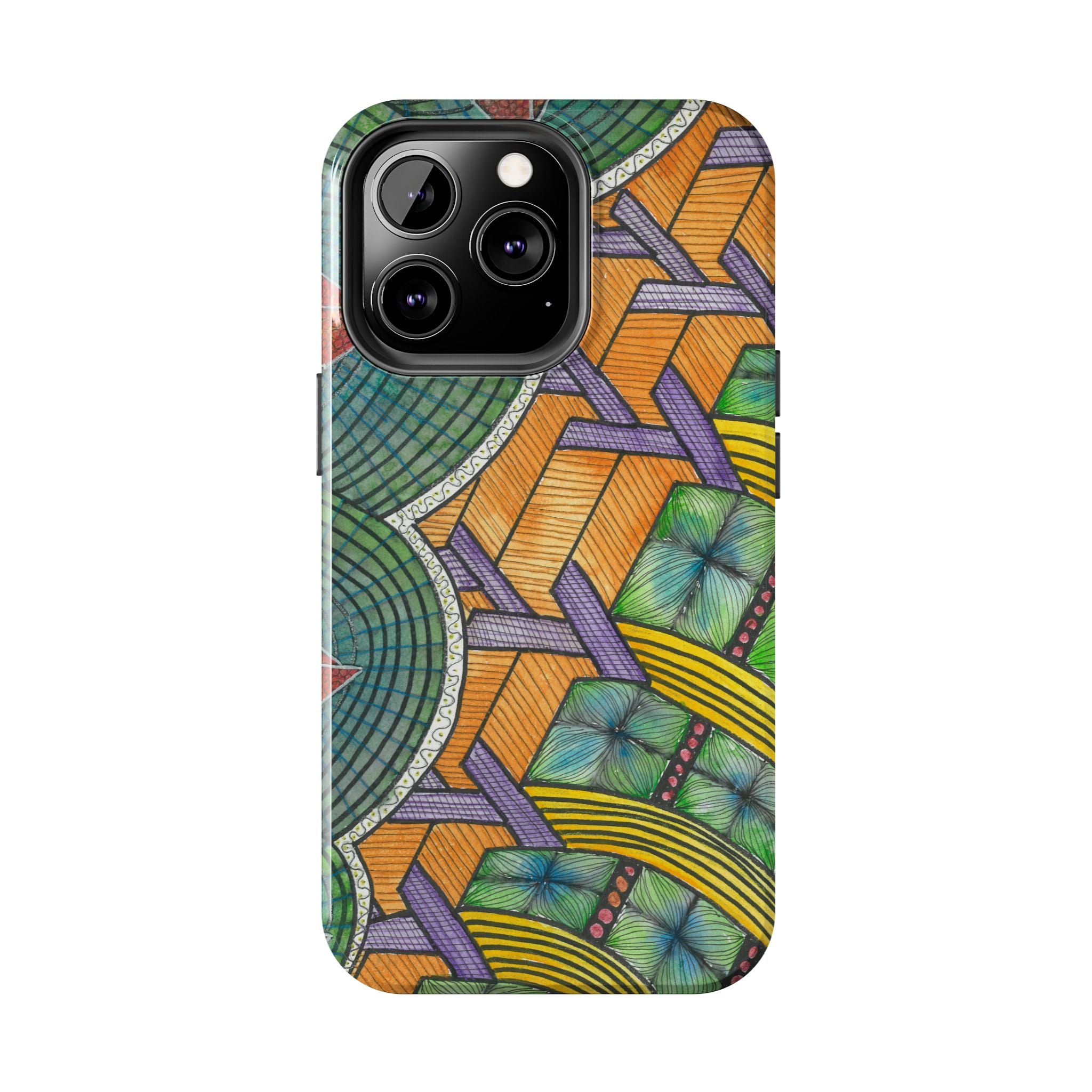 Tough Phone Case - All iPhones and Samsung Galaxys - Exciting Abstract Design #31 T'Eye Land