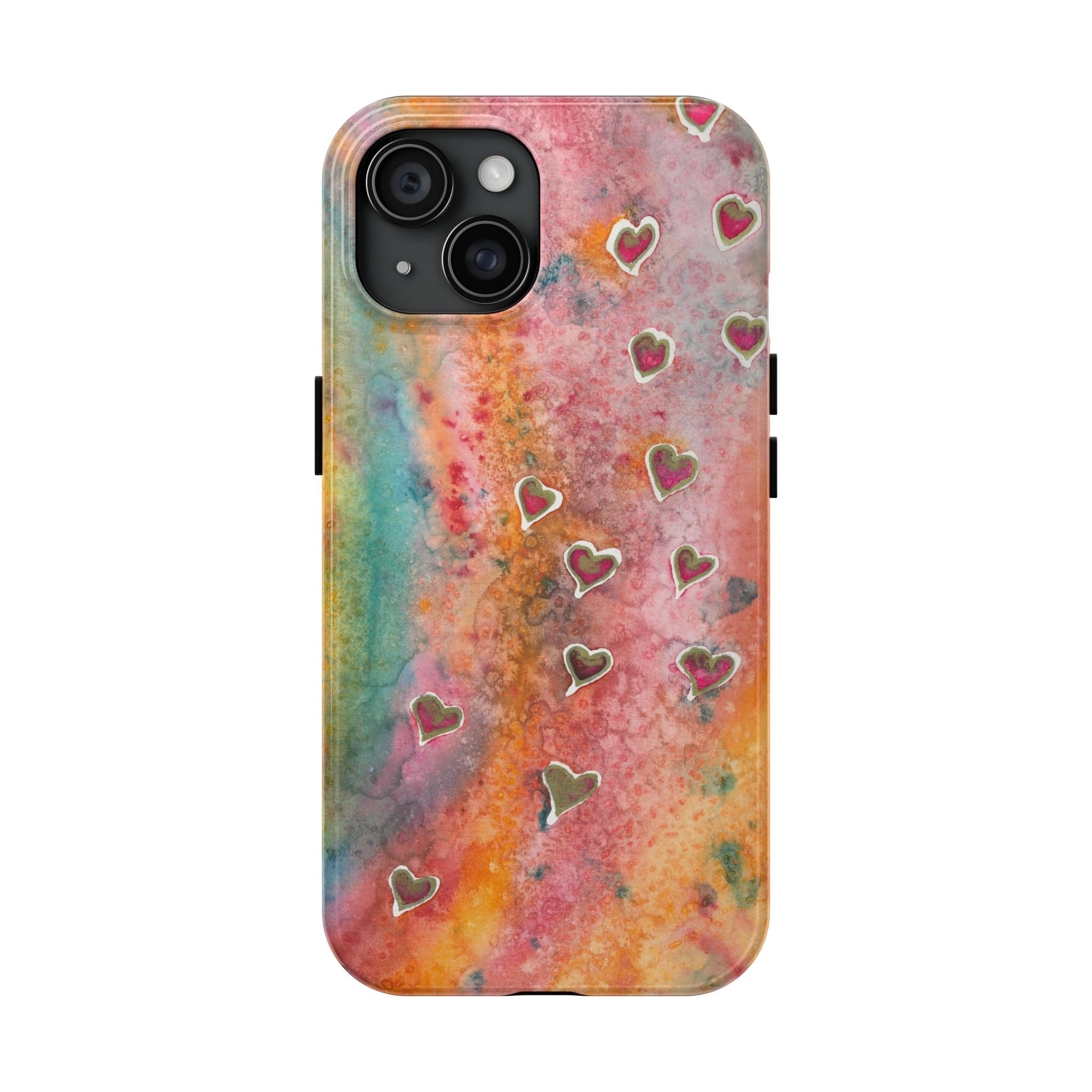 Tough Phone Case - All iPhones and Samsung Galaxys - Exciting Abstract Design #96 Love, Friendship, integrity