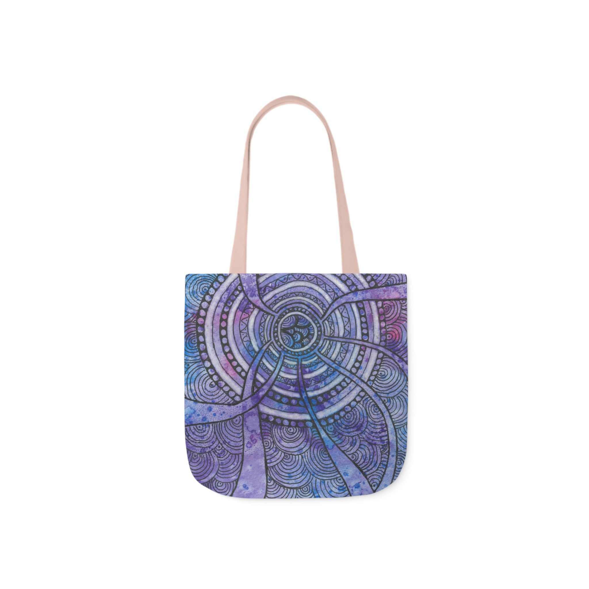 Canvas Tote Bags, Colourful Abstract Designs, 5-Color Straps, 3 Sizes.  For Family and friends or a Special Gift #56 The Way Home