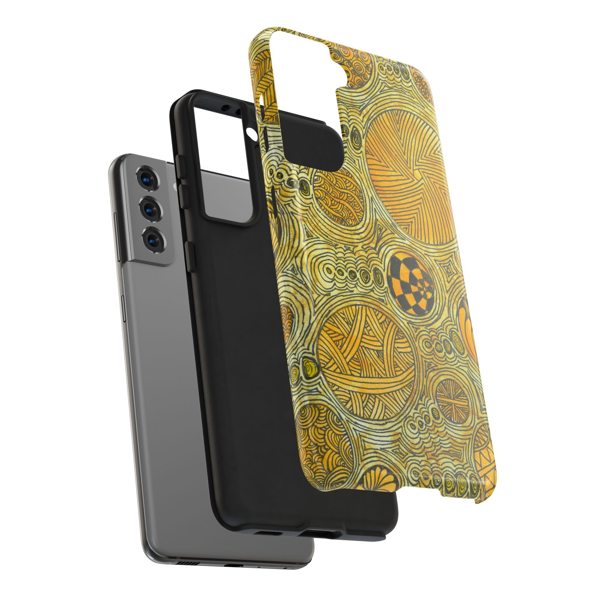 Tough Phone Case - All iPhones and Samsung Galaxys - Exciting Abstract Design #38 The Conversationalist