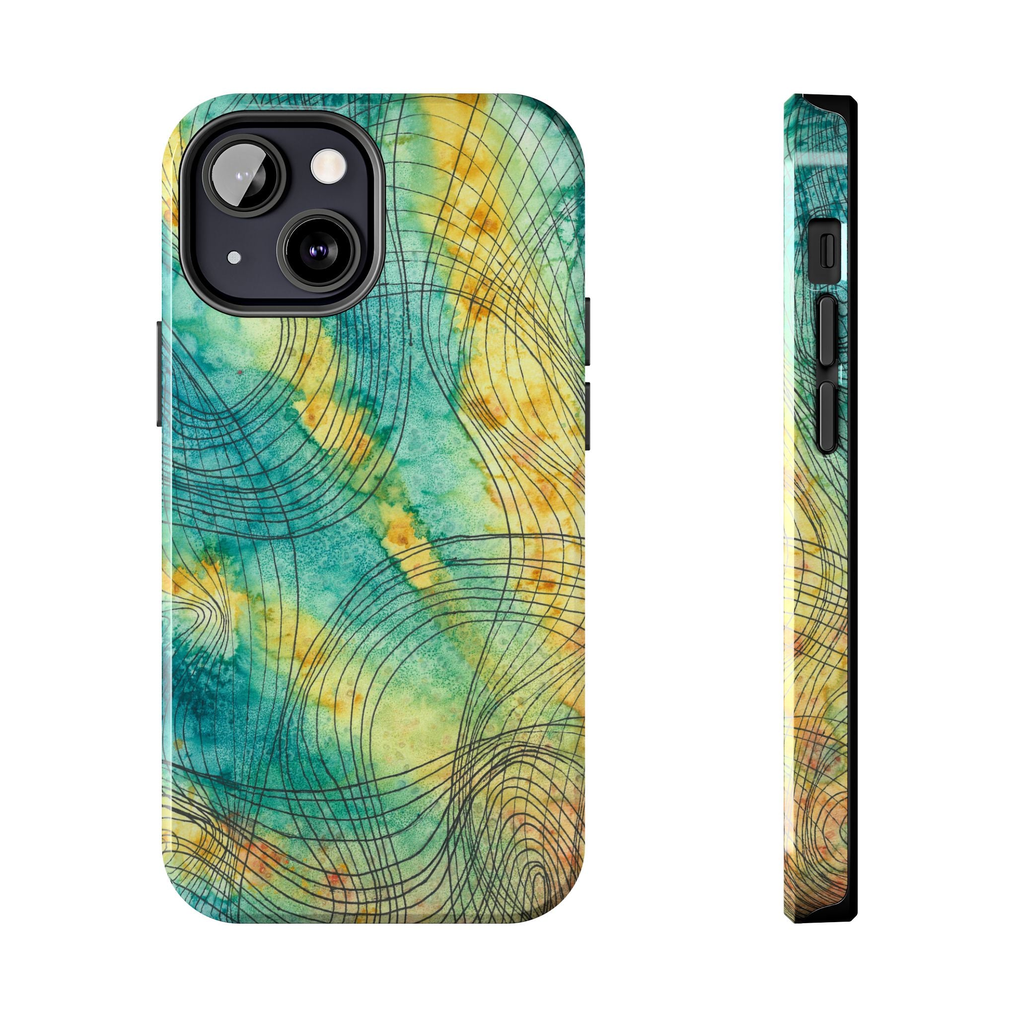 Tough Phone Case - All iPhones and Samsung Galaxys - Exciting Abstract Design #81 The Only Way Is Up