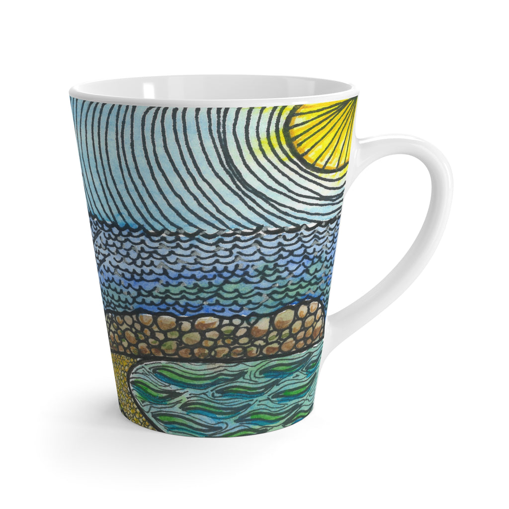Coffee Mugs and Cups. Colourful Abstract Designs. Perfect for Home, Office or Special Gift #47 Cottesloe