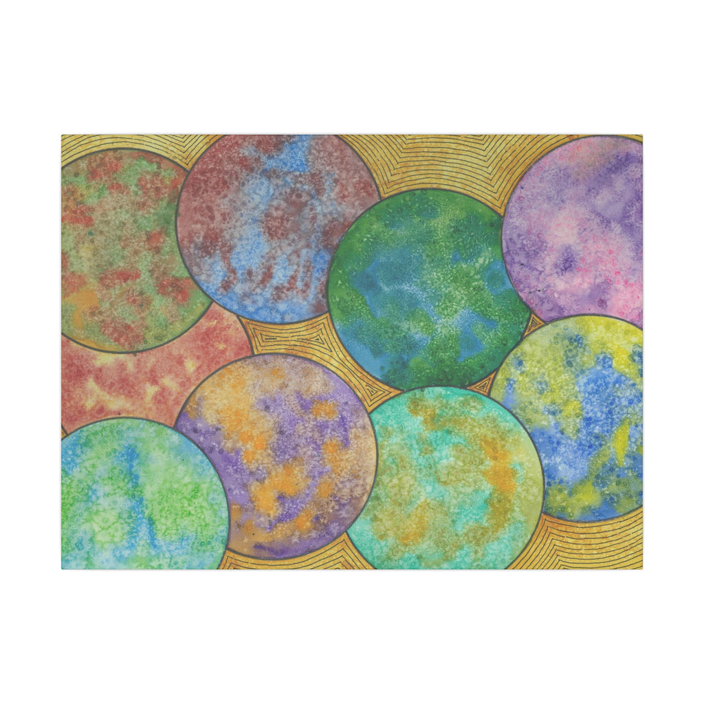 Large Colourful Wall Art, Canvas Prints, For Office, Bedroom or Living Room, or Special Gift #61 Worlds Apart