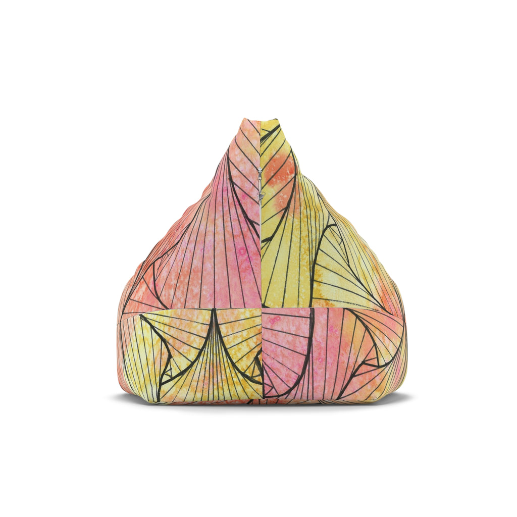 Bean Bag Chair Covers For Indoor & Outdoor - 2 Sizes - Exciting Abstract Design #39 Impossible They Said!