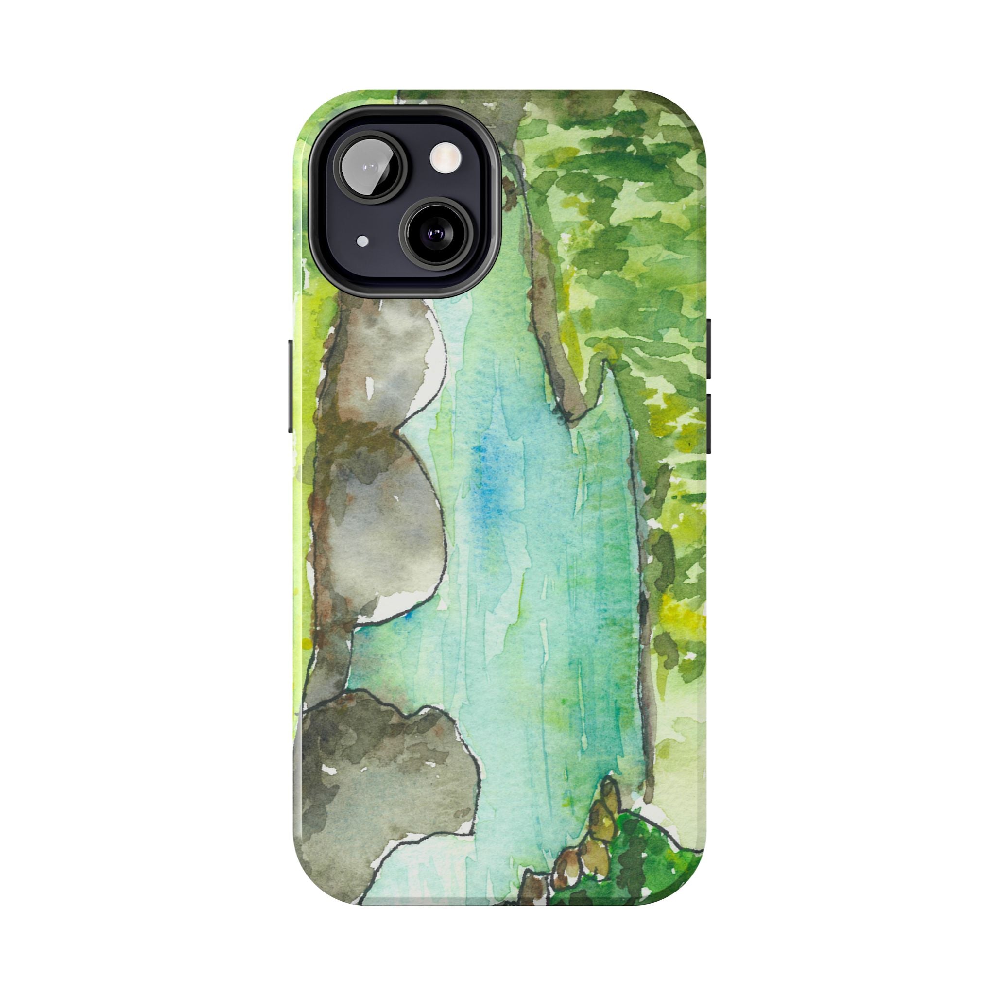 Tough Phone Case - All iPhones and Samsung Galaxys - Exciting Abstract Design #88 Tara River - Montenegro