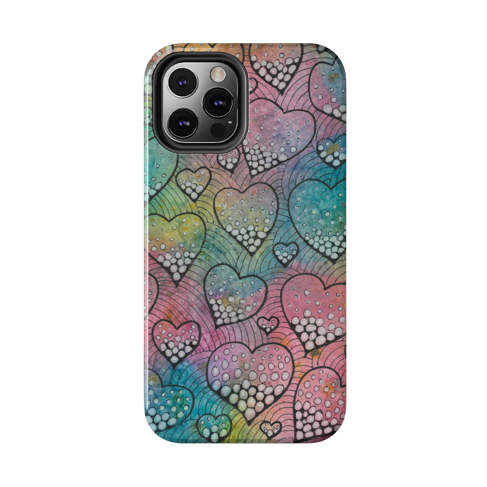 Tough Phone Case - All iPhones and Samsung Galaxys - Exciting Abstract Design #97 What's Love Got To Do With It