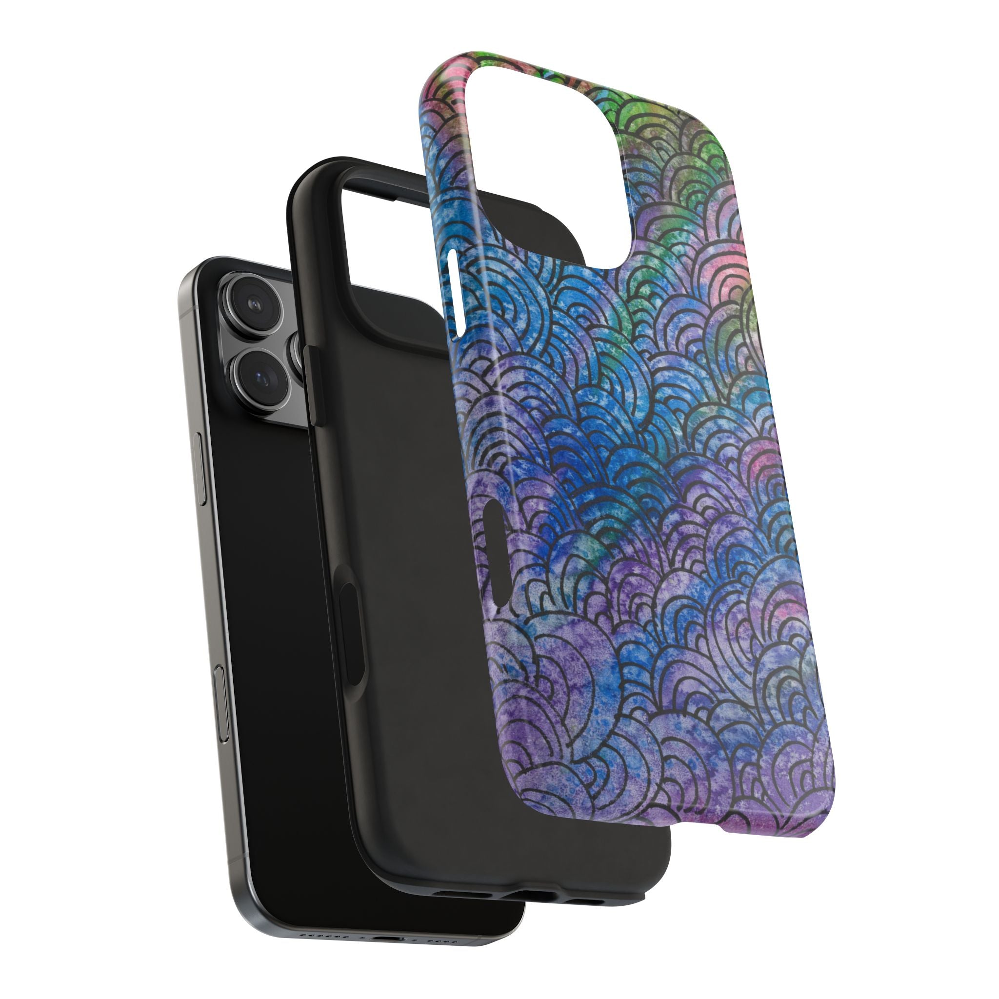 Tough Phone Case - All iPhones and Samsung Galaxys - Exciting Abstract Design #84 Ah! The Past