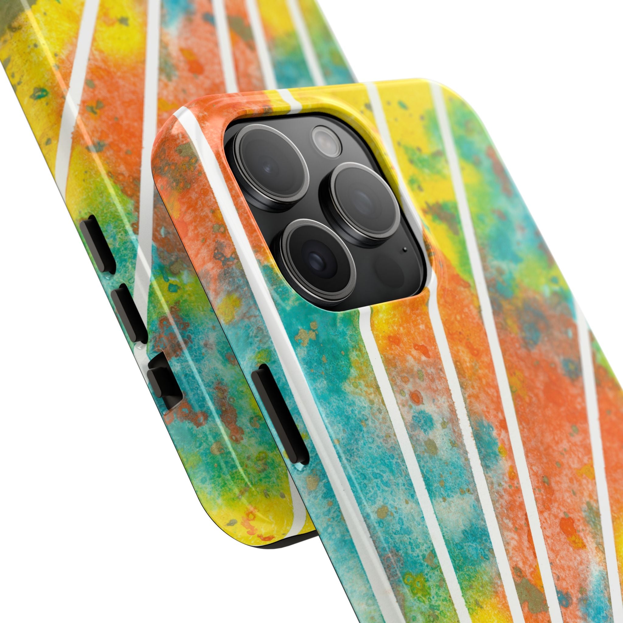 Tough Phone Case - All iPhones and Samsung Galaxys - Exciting Abstract Design #101 Your Energy Radiates
