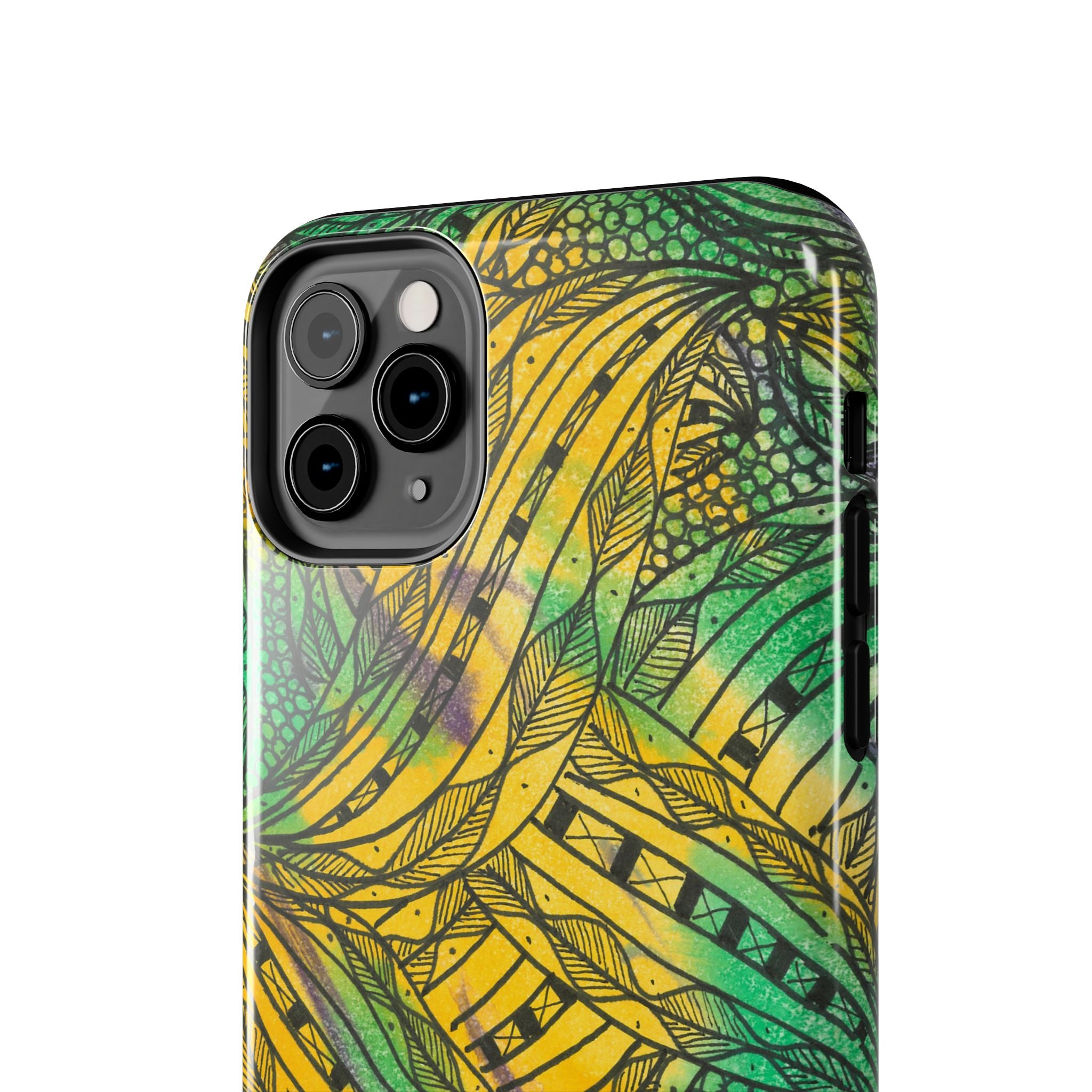 Tough Phone Case - All iPhones and Samsung Galaxys - Exciting Abstract Design #37 Shubbery!